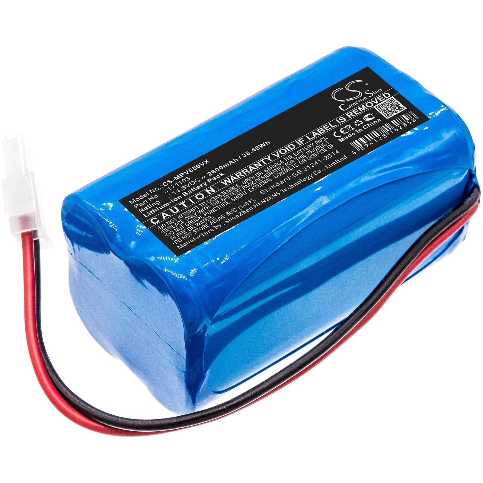 Batteri for støvsuger til Mamibot PreVac 650, Exvac 660, EXVAC osv.