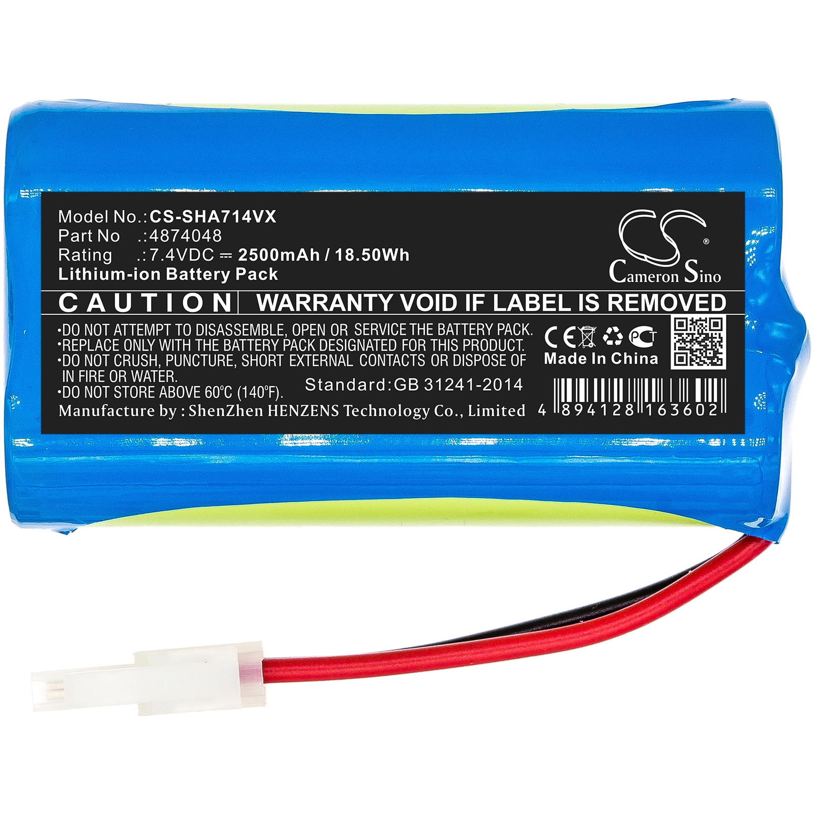 Batteri for vakuum til Severin Chill AH7914, HV7144