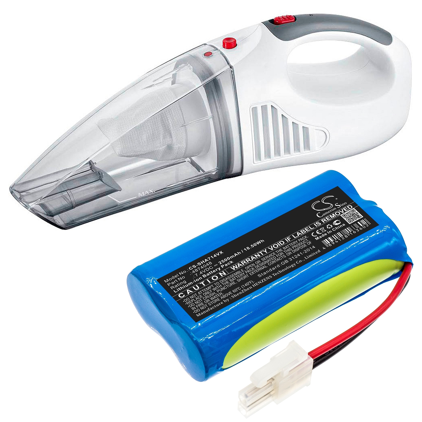 Batteri for vakuum til Severin Chill AH7914, HV7144