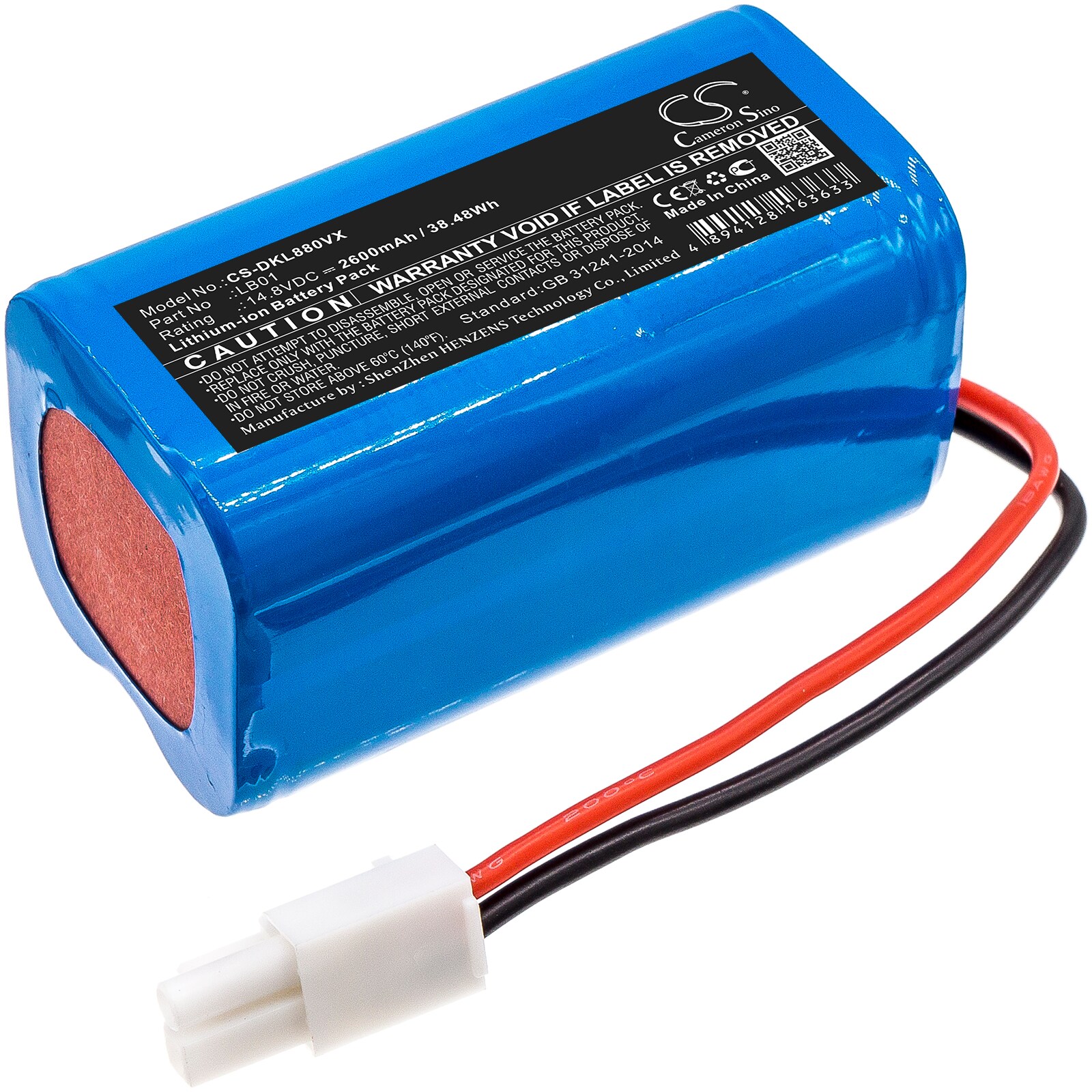 Batteri for støvsuger til Donkey DL880