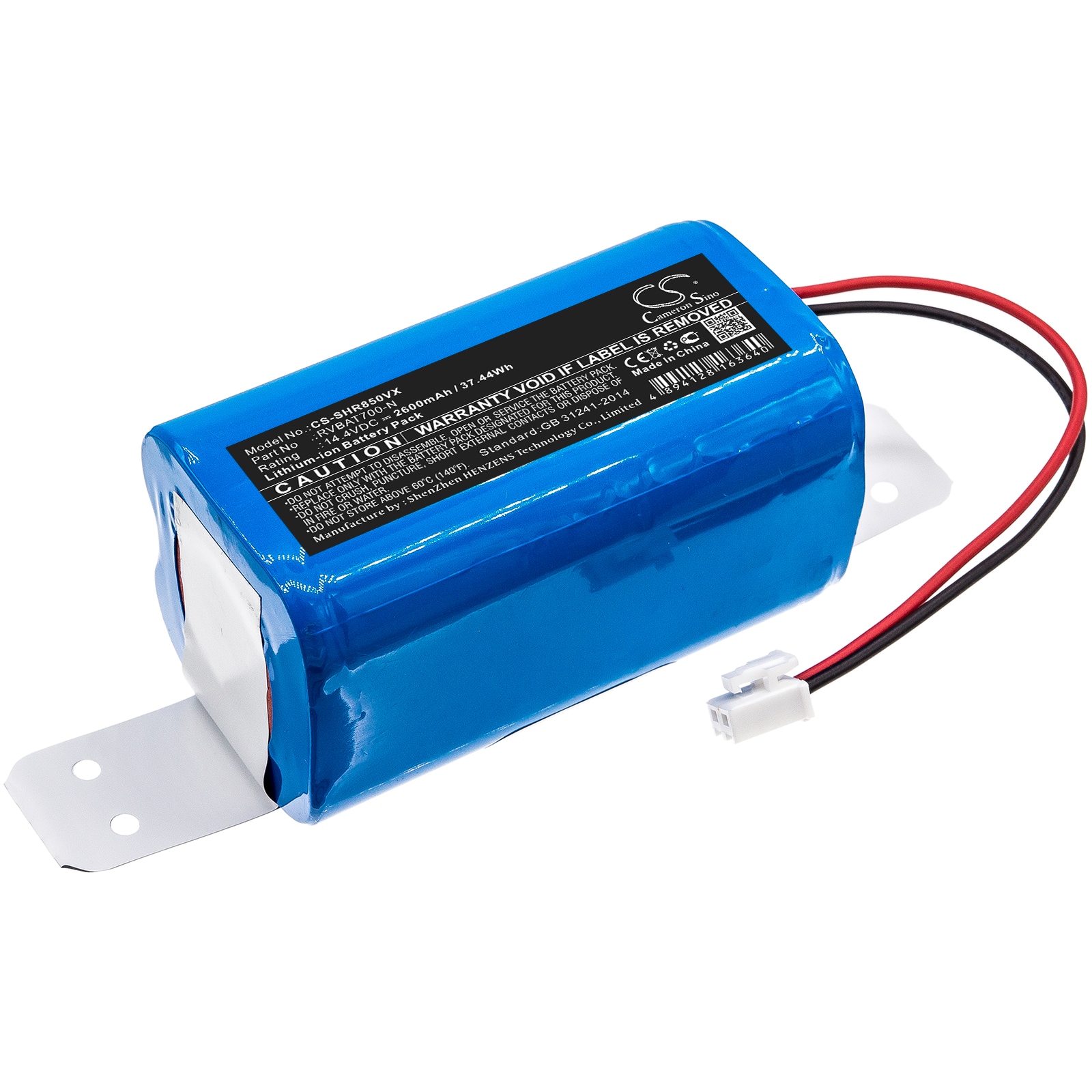 Batteri til støvsuger for Shark RV850BRN, RV850C, RV850WV osv.
