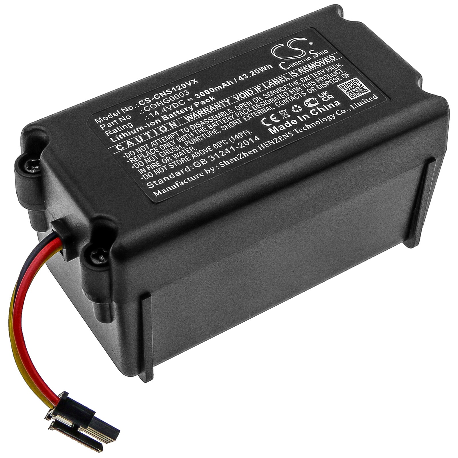 Batteri for vakuum til CECOTEC CONGA 1490, CONGA 1590, CONGA 1290 osv.