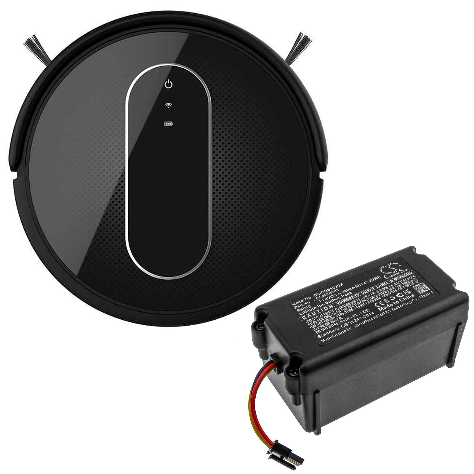 Batteri til Bagotte BL509 – 3000 mAh 14,4 V Li-ion for Robotstøvsuger