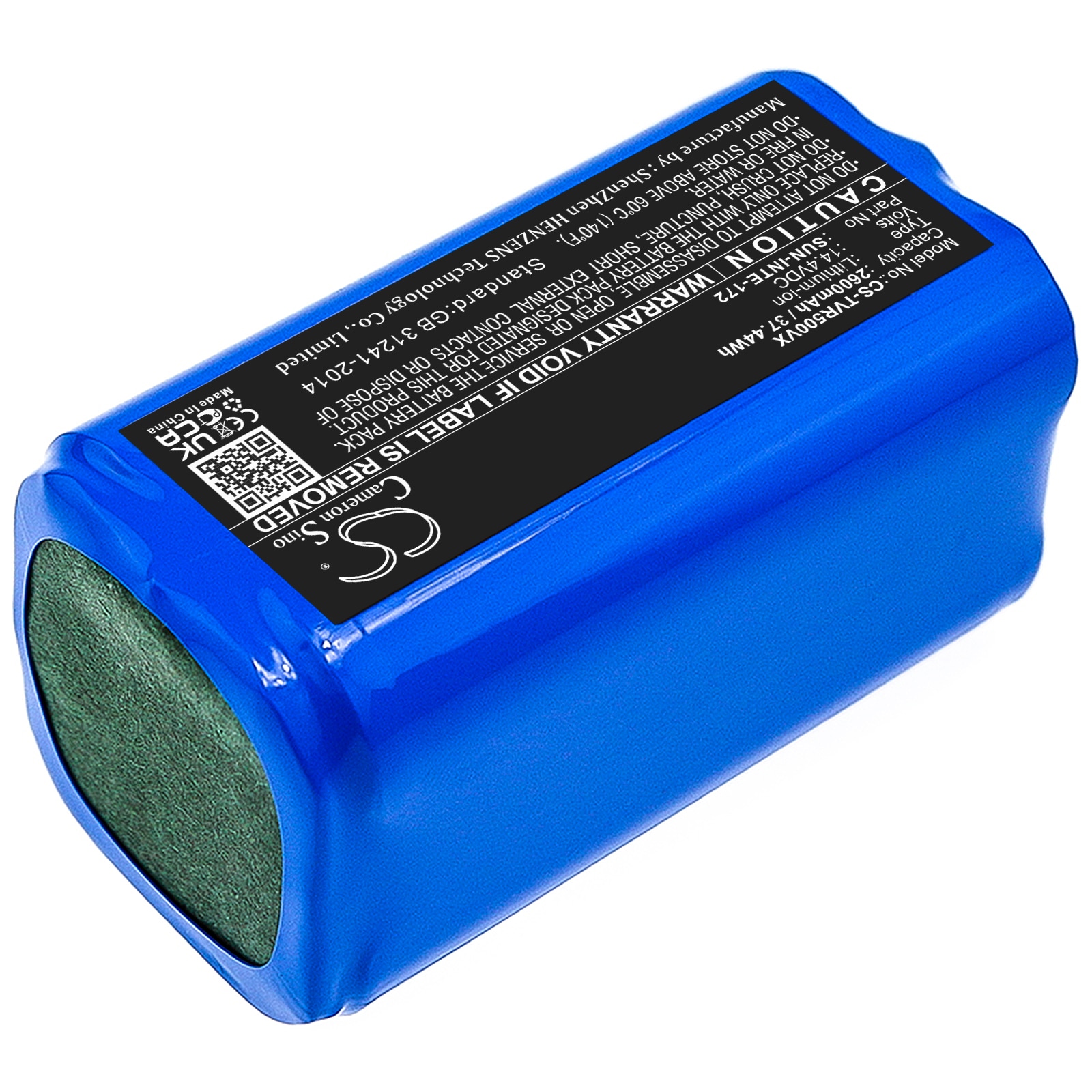 Batteri for støvsuger iHome AUTOVAC Nova Classic, iHRV6-BLK og andre.