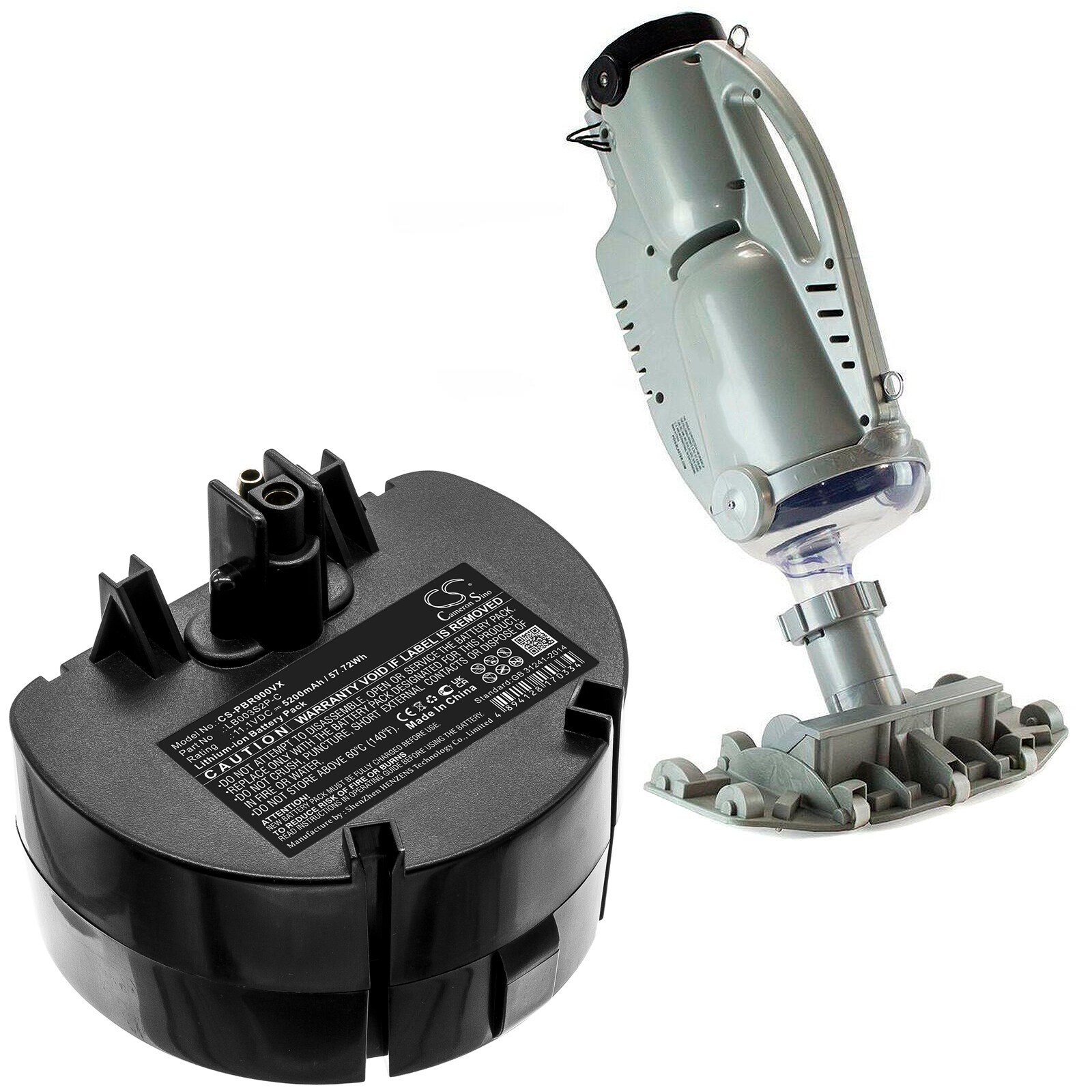 Batteri til vakuum for Water Tech Pool Blaster Pro, Precision Li, Pro 900