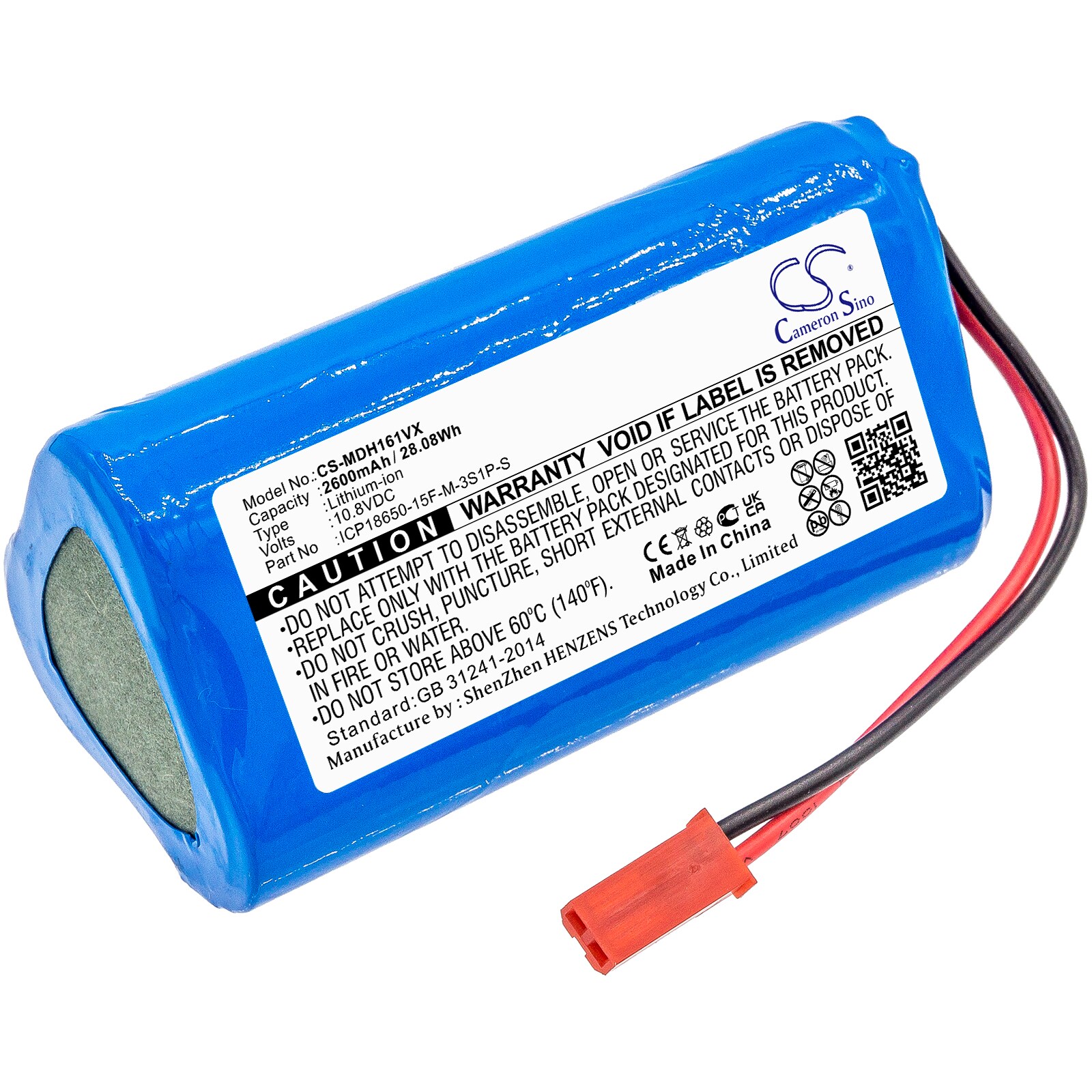 Batteri for støvsuger til Easyhome SR3001