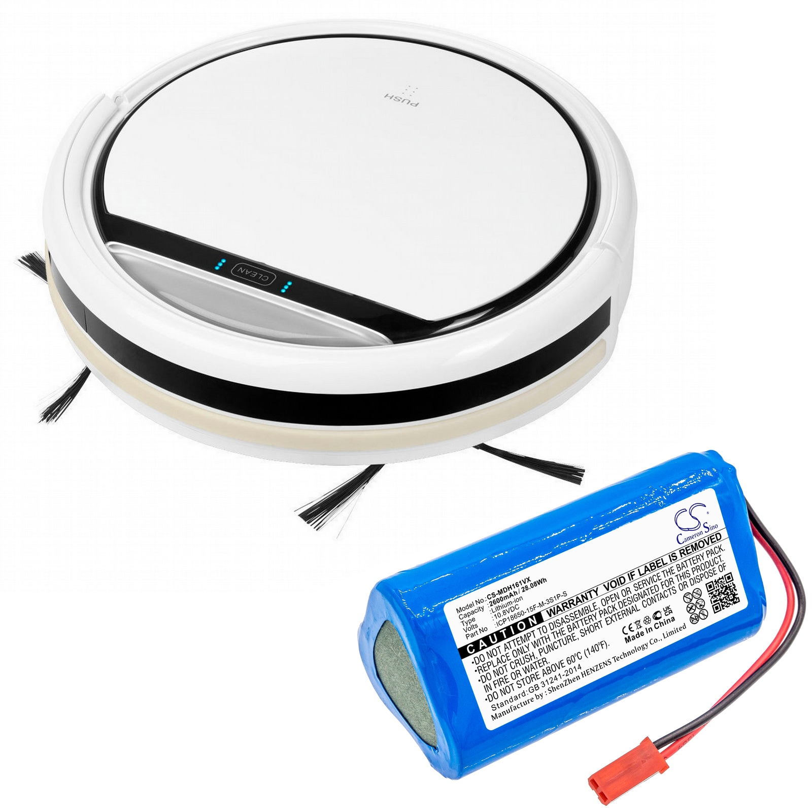 Batteri for støvsuger til Easyhome SR3001