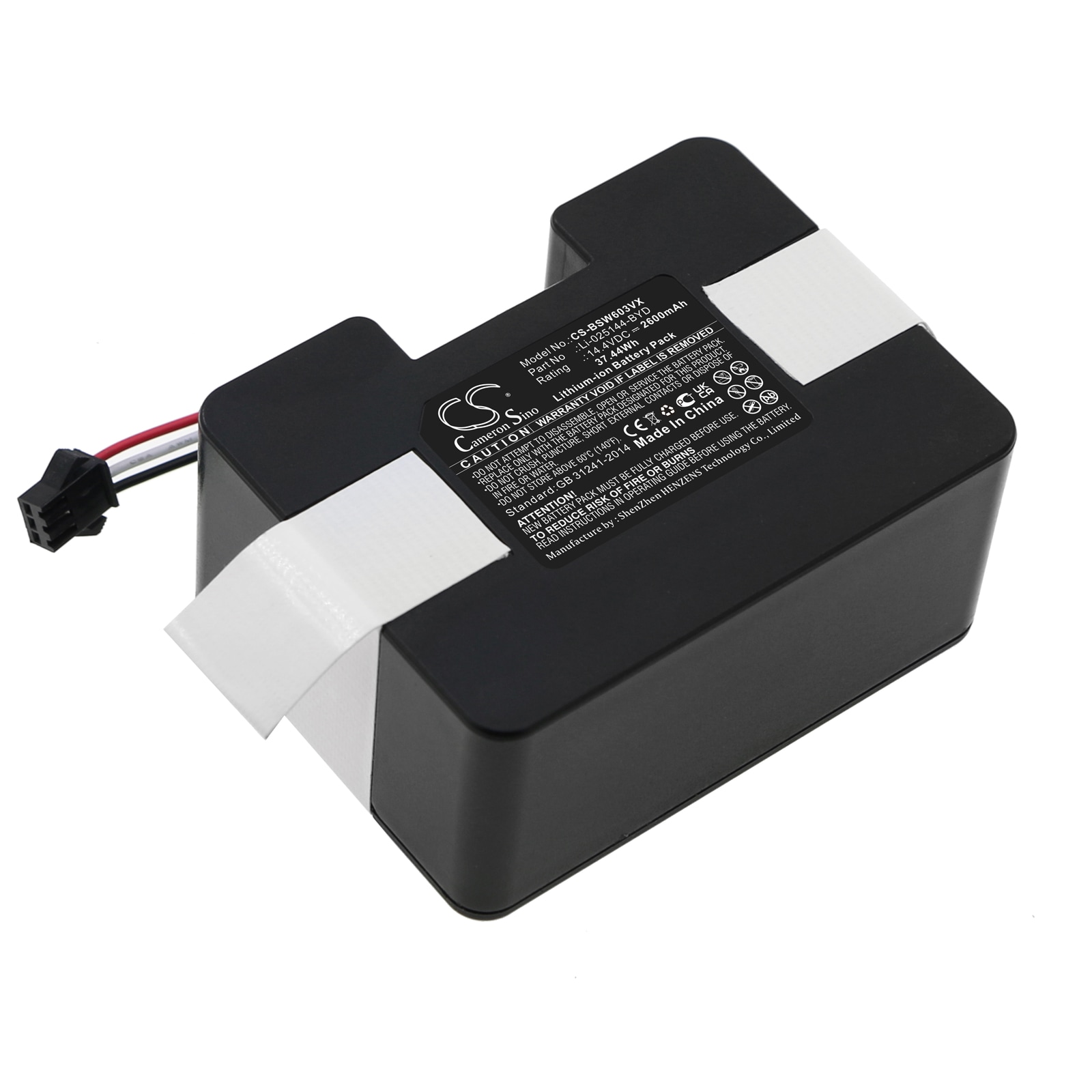 Batteri for støvsuger til Bobsweep SW603001