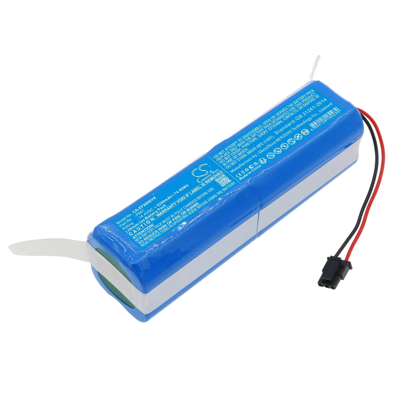 Batteri for støvsuger til Eufy RoboVac X8, RoboVac X8 Hybrid, RoboVac X8 White osv.