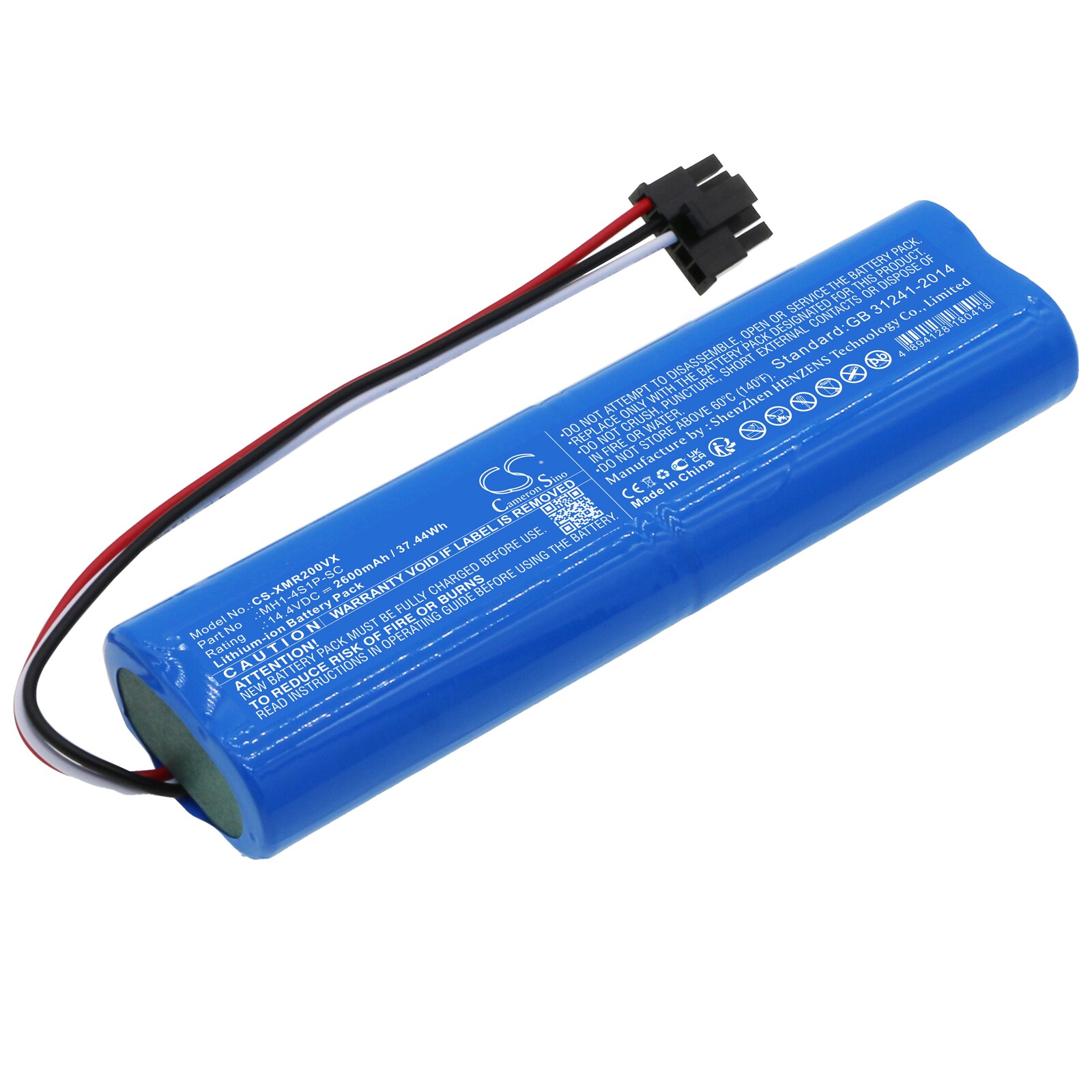 Batteri for vakuum for Xiaomi VIOMI V3, VIOMI V-RVCLM26B, Mi Robot Vacuum Mop P og andre.