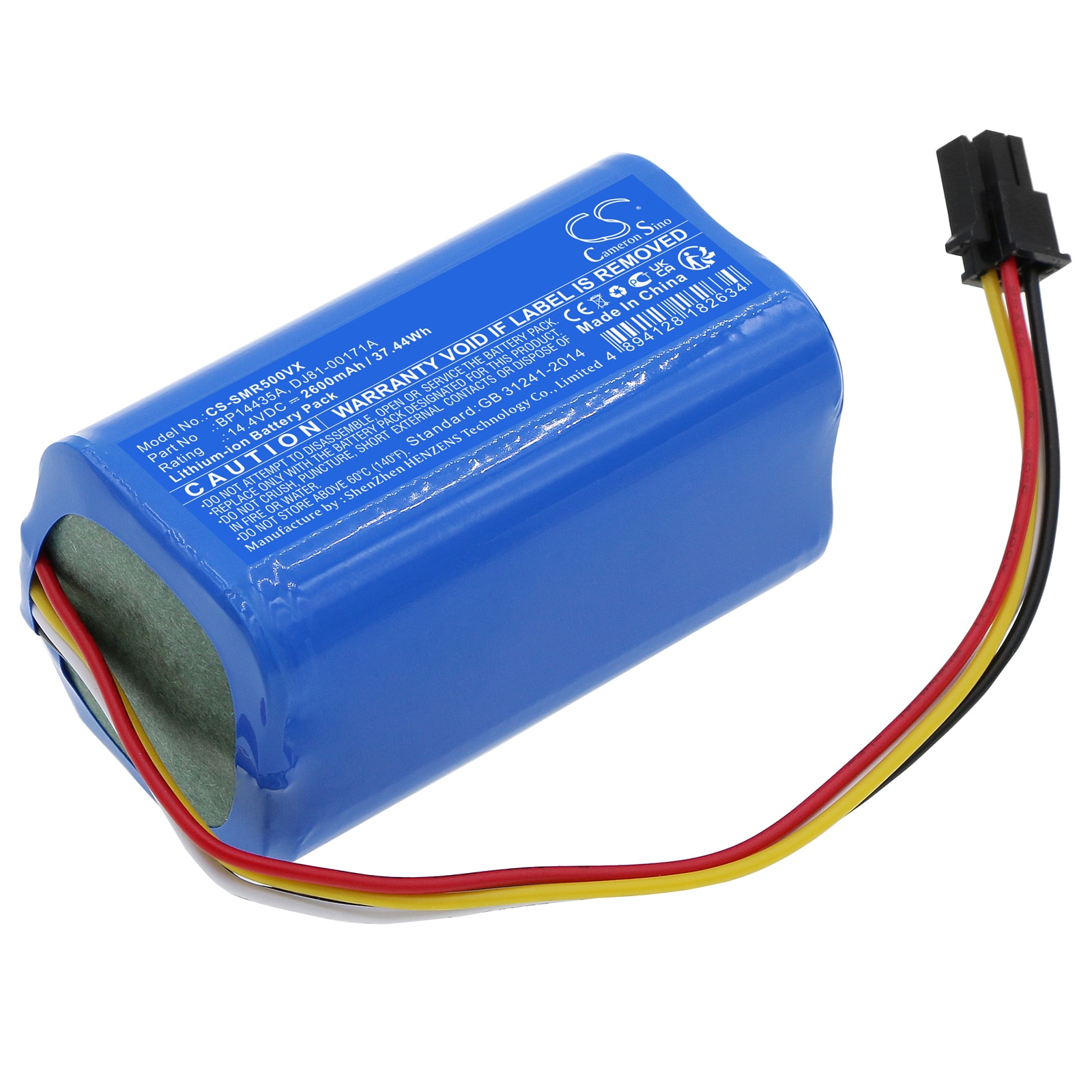 Batteri til vakuumsuger for Ursus Trotter Excellenza 2000