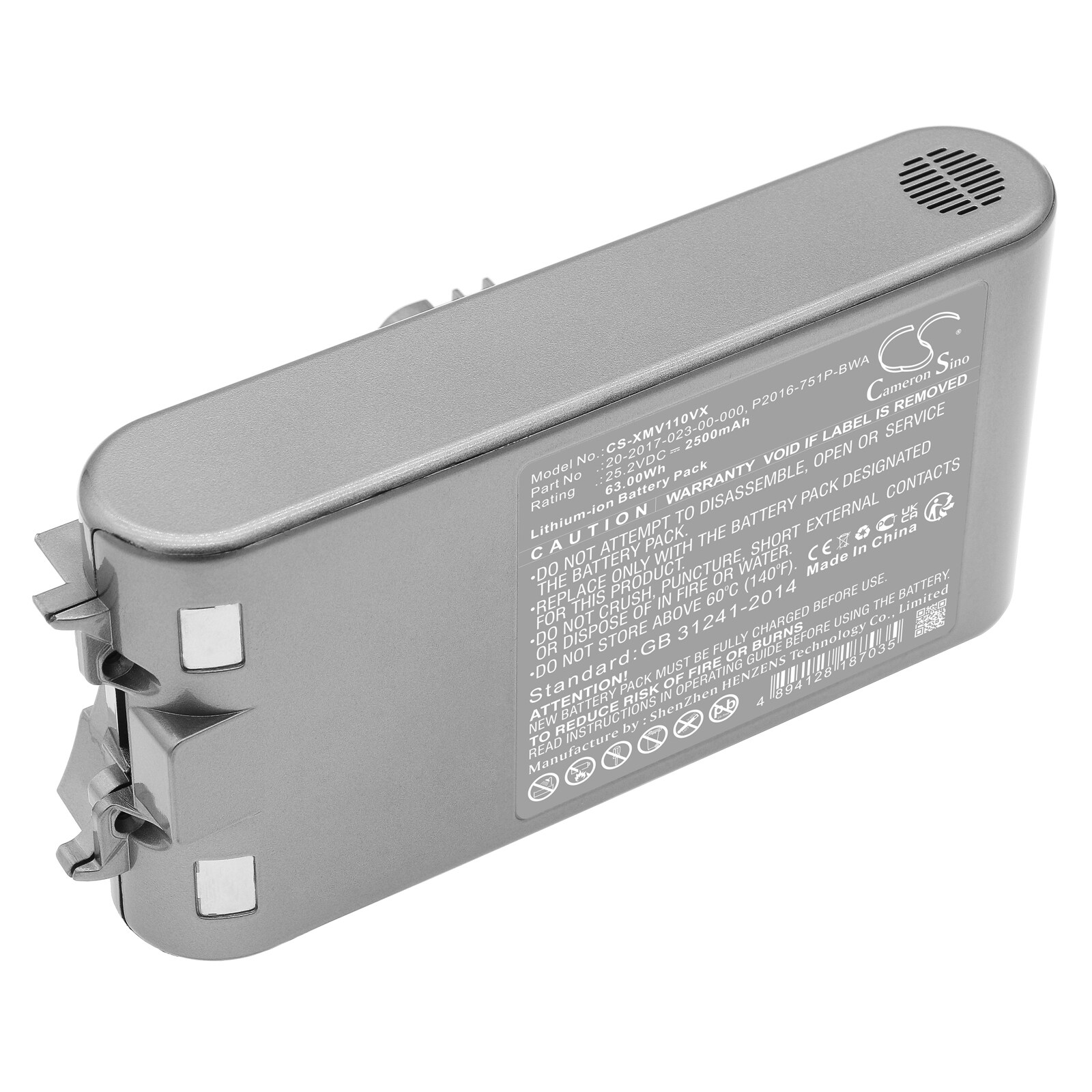 Batteri for støvsuger til Xiaomi Dreame V11, Dreame V11SE, Dreame V12
