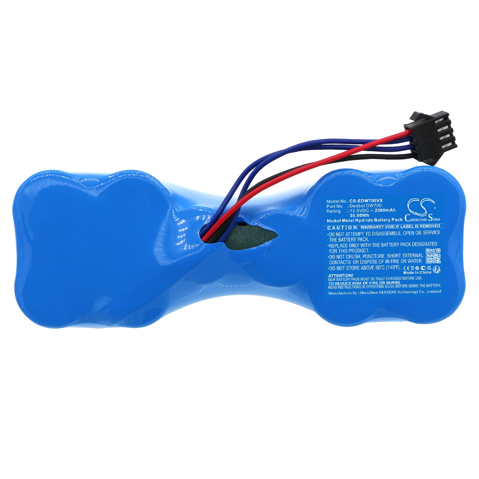 Batteri for støvsuger til Ecovacs Deebot DW700, Deebot DW700-WR, Deebot DW701 og andre.