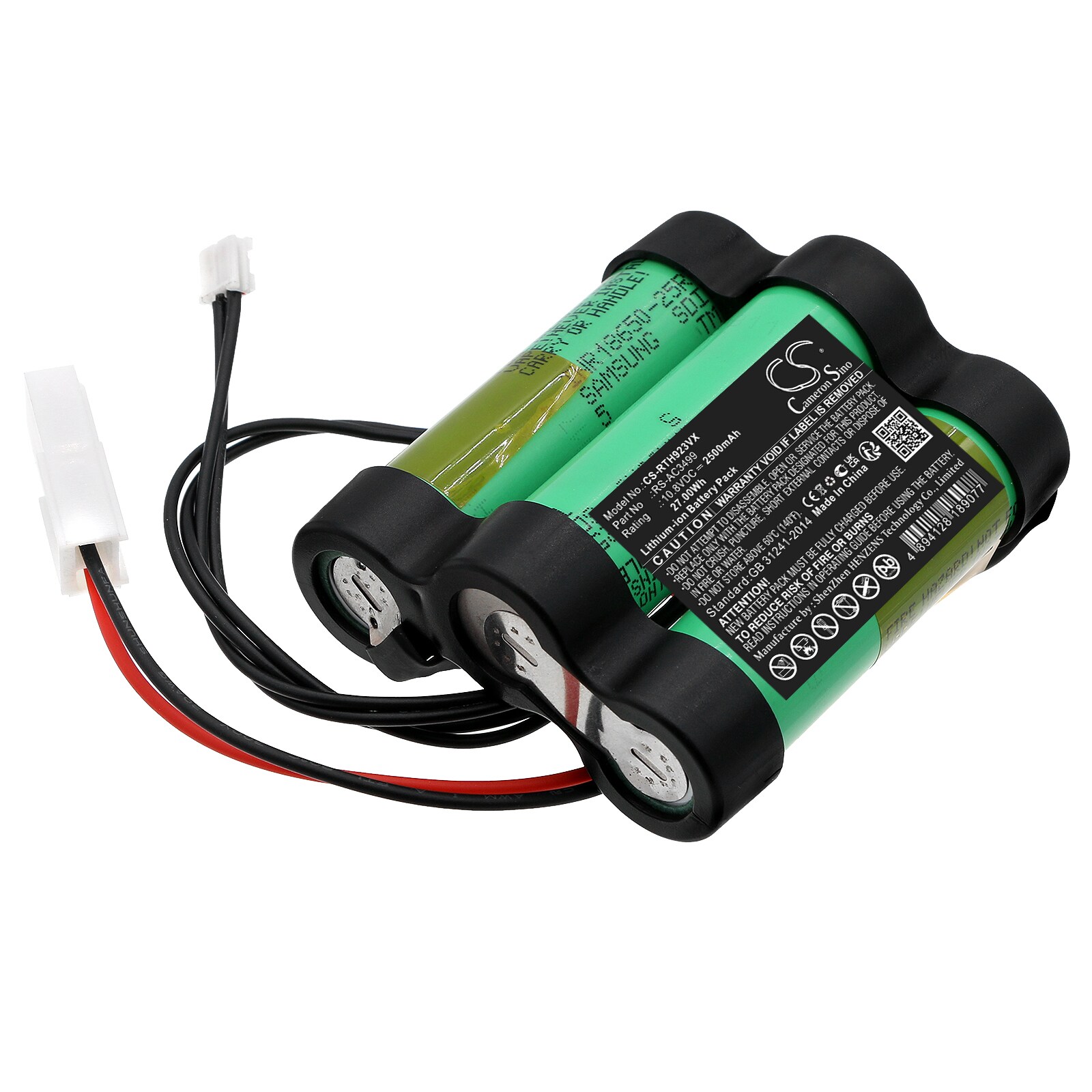 Batteri for støvsuger for Rowenta AC923501, AC923501/9A0, AC923501/9AA