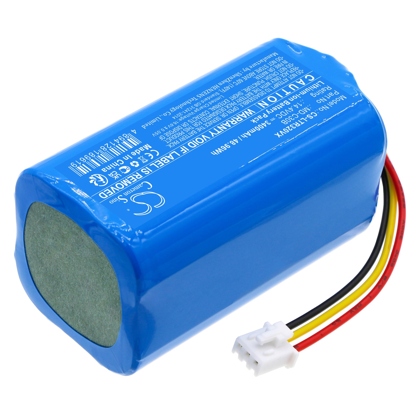 Batteri for vakuum til Liectroux E30, C30B, C30B 2D osv.