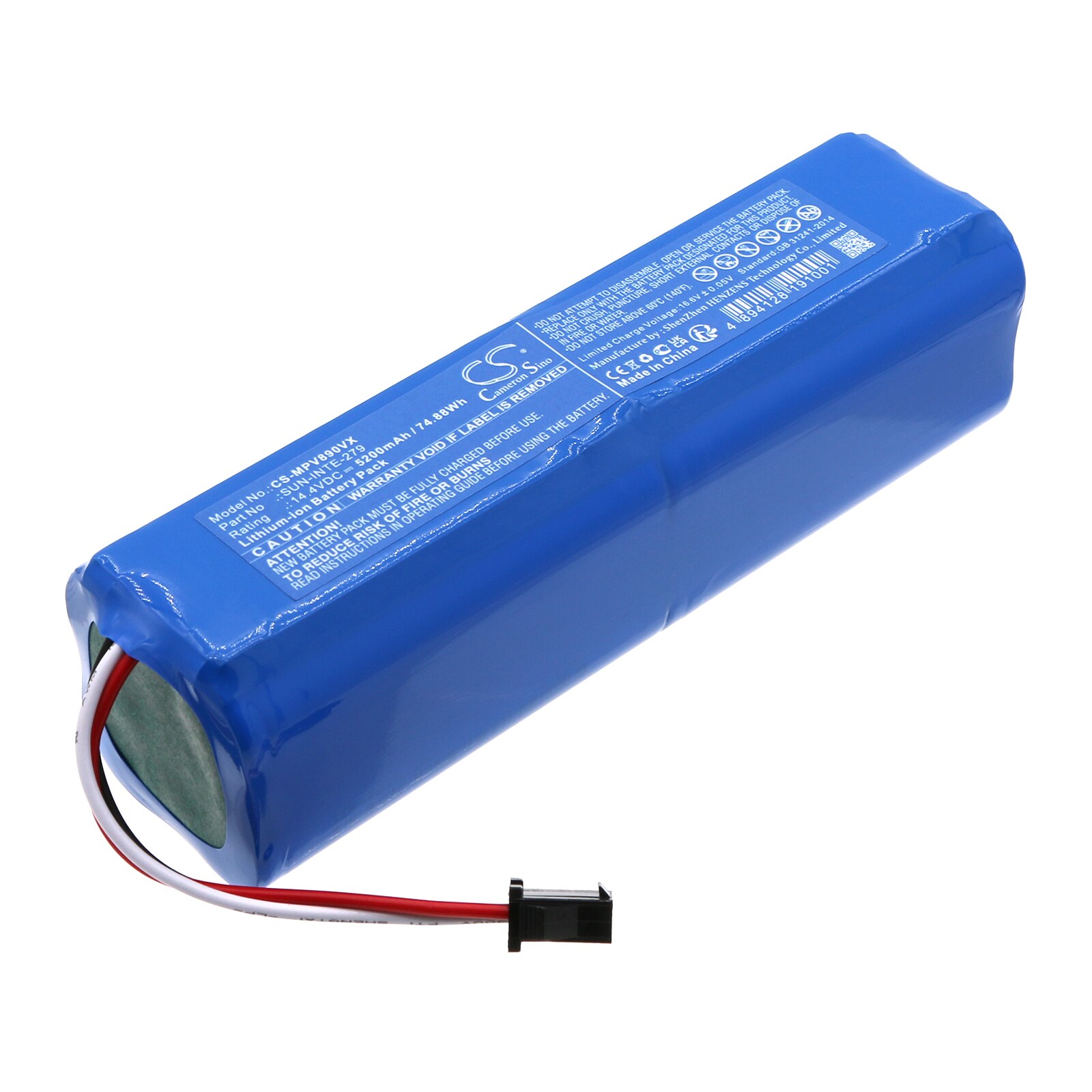 Batteri for støvsuger til Mamibot eXVAC 890, Garlyn SR-800 Max
