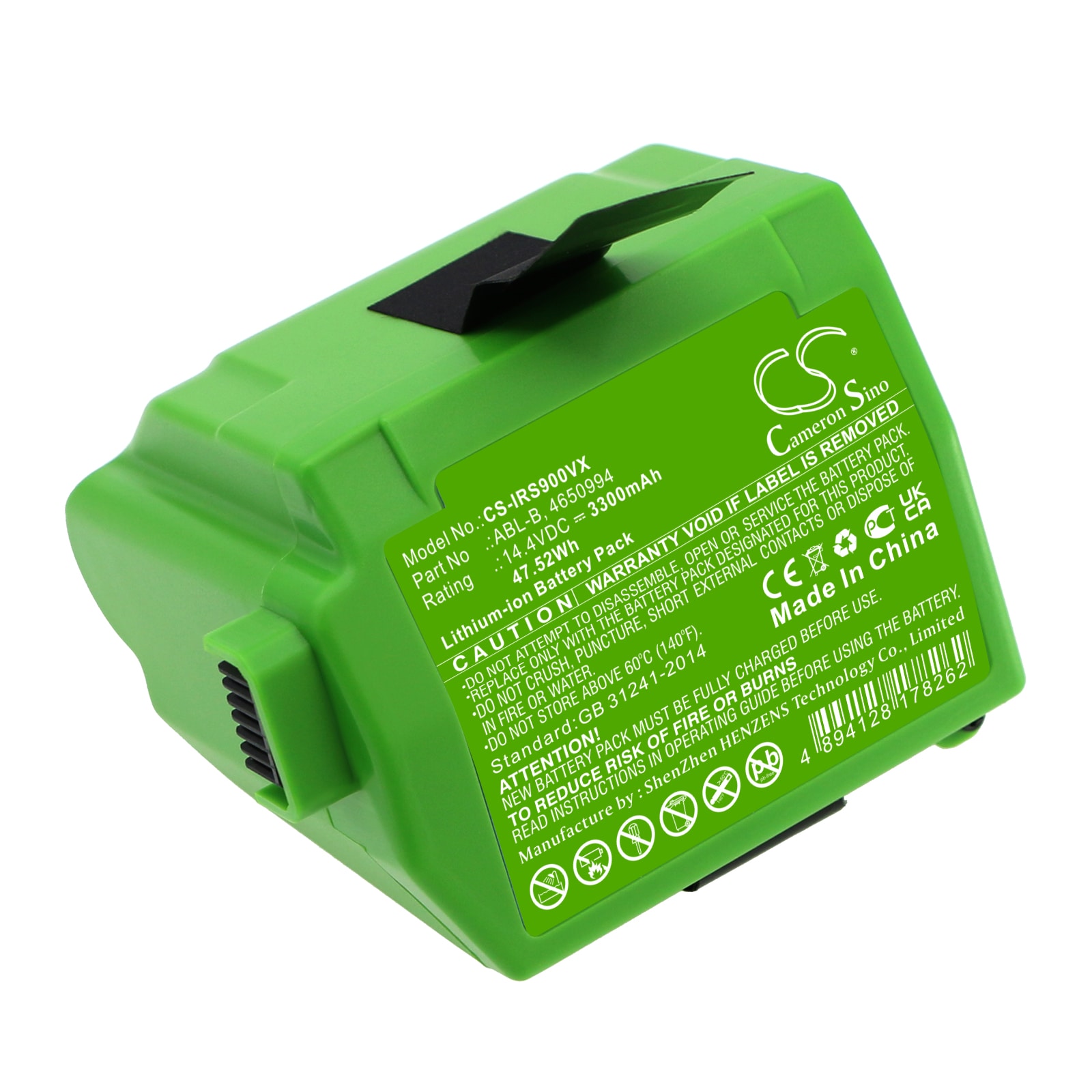 Batteri for støvsuger til iRobot Roomba S9, Roomba S9+, S955020