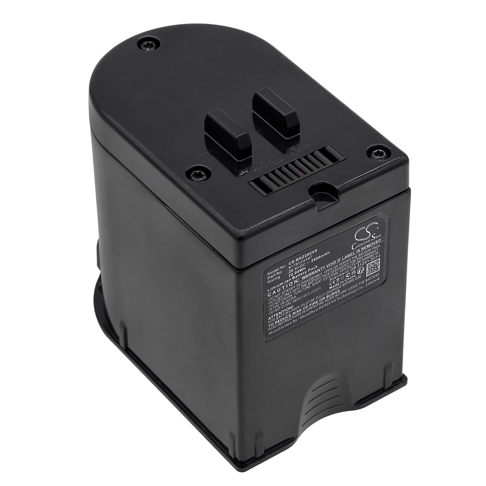 Batteri til støvsuger for Beko ZB2007, PowerClean ZB1858, Acti-flex VRT 94929 VI