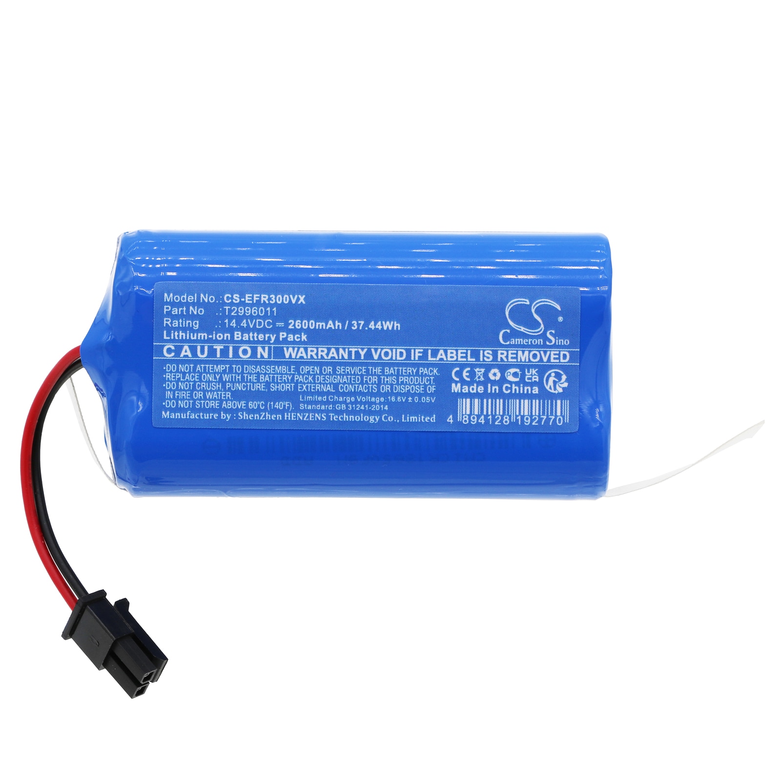 Batteri for støvsuger til Eufy RoboVac LR30 Hybrid, RoboVac LR30 Hybrid+, LR30 Hybrid og andre.