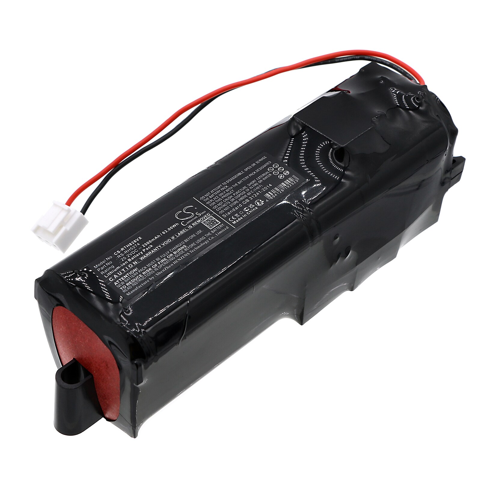 Batteri for støvsuger for Rowenta RH8827WO/2D0, RH8827WO/2D2, RH8828 og andre.