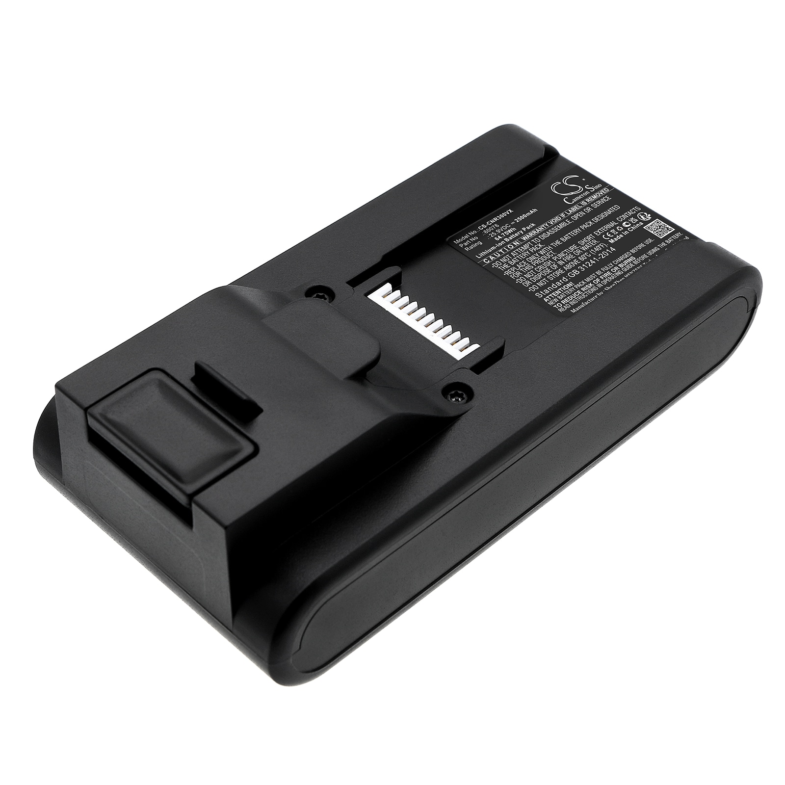 Batteri for støvsuger til CECOTEC Rockstar 300, RockStar 300X, RockStar 500 osv.