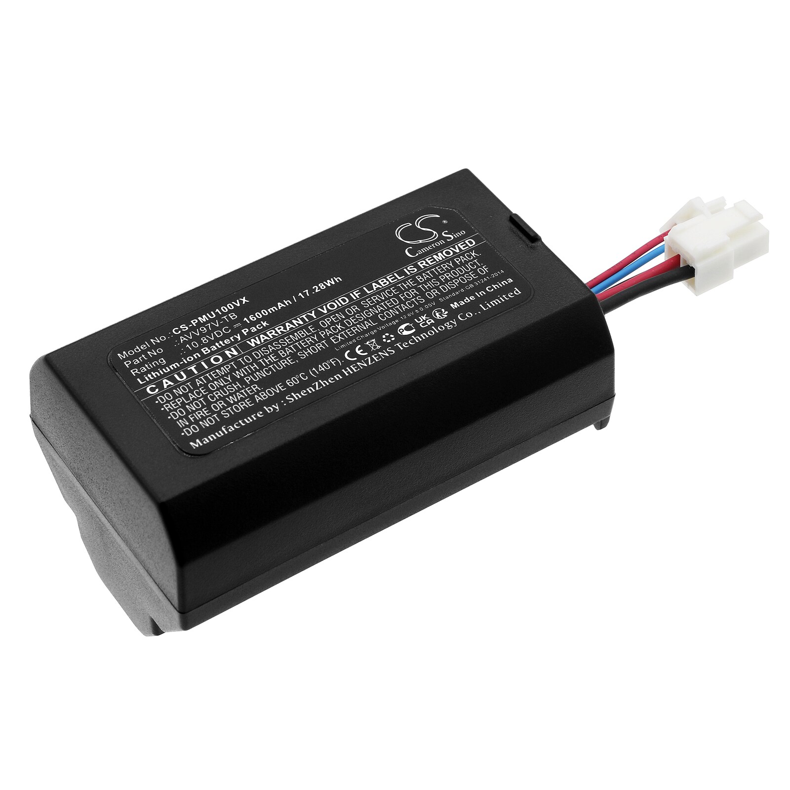 Batteri for vakuum til Panasonic MC-SBU1F-R, MC-SBU1F-G, MC-SBU1F-H