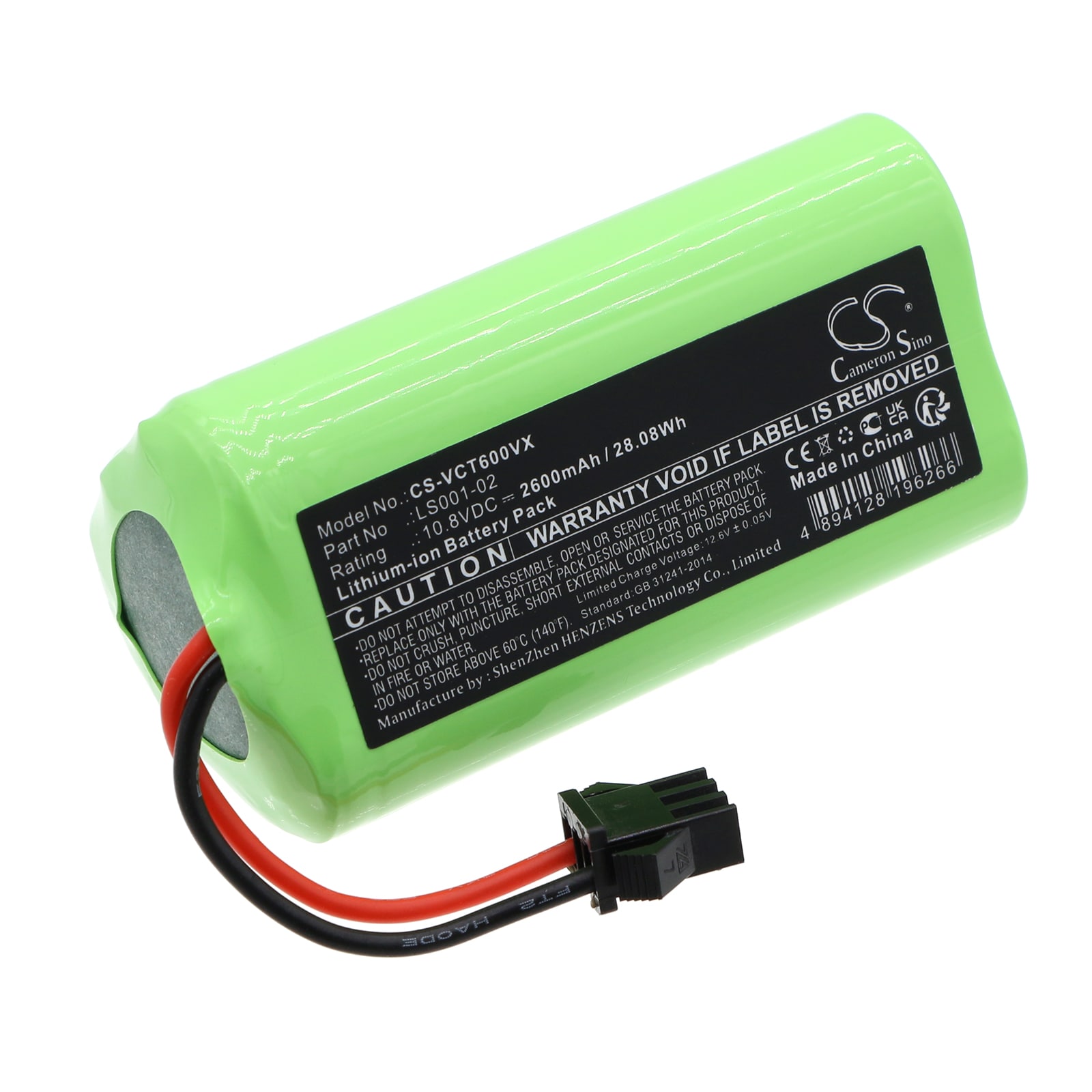Batteri for vakuum til Vactidy T6, T7, T8