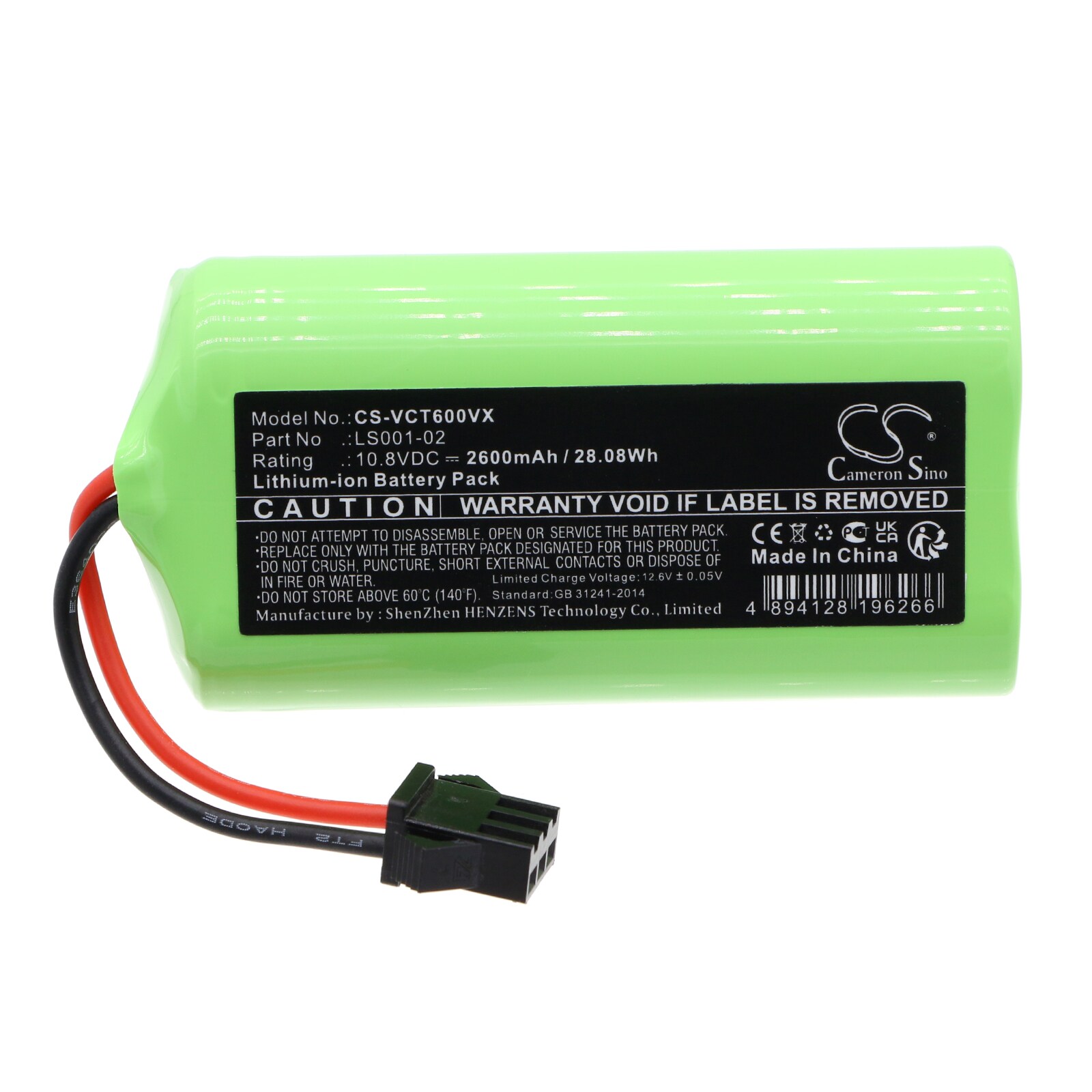 Batteri for vakuum til Vactidy T6, T7, T8