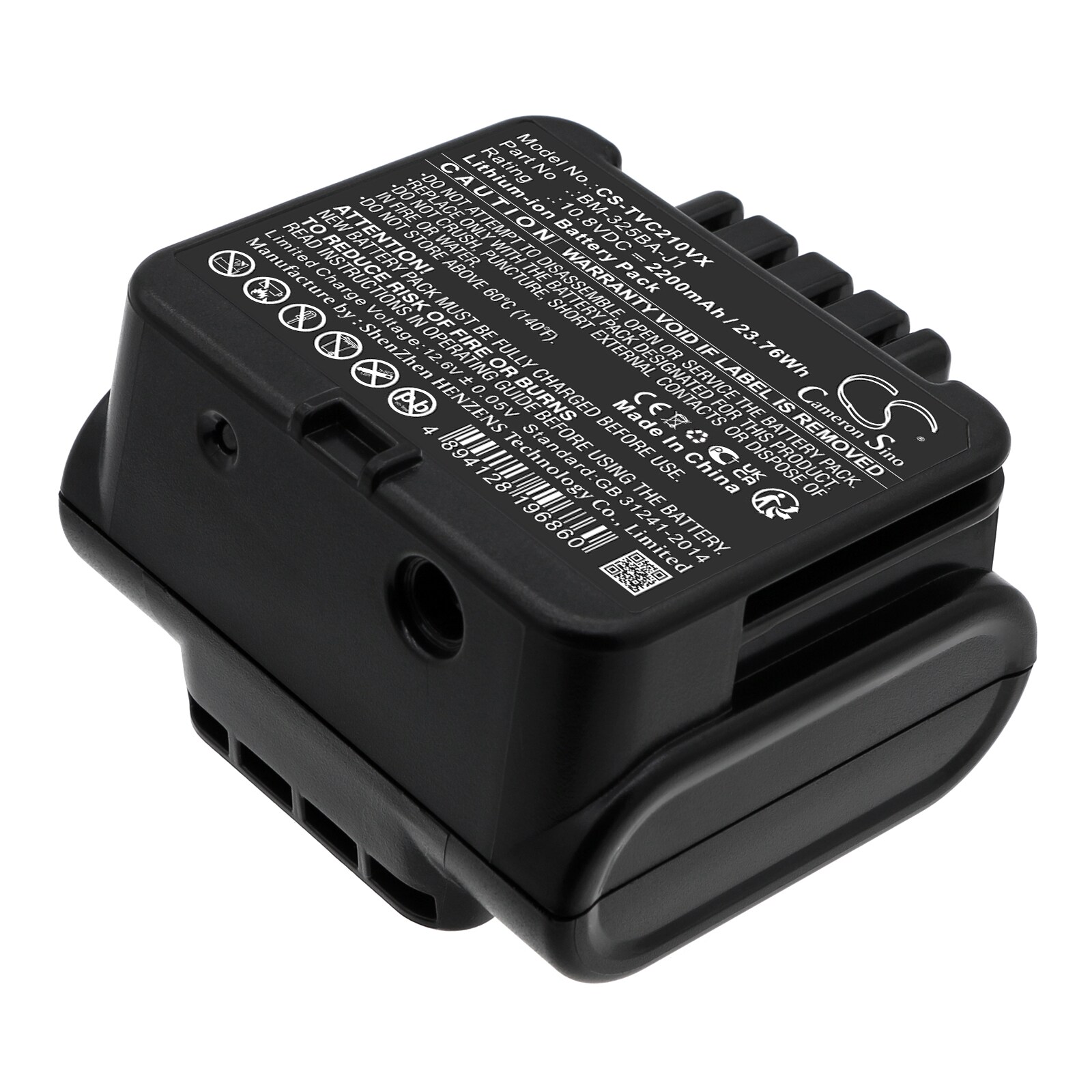 Batteri for vakuum til Toshiba VC-CLW21, VC-CLW21-N, VC-CLW31 og andre.