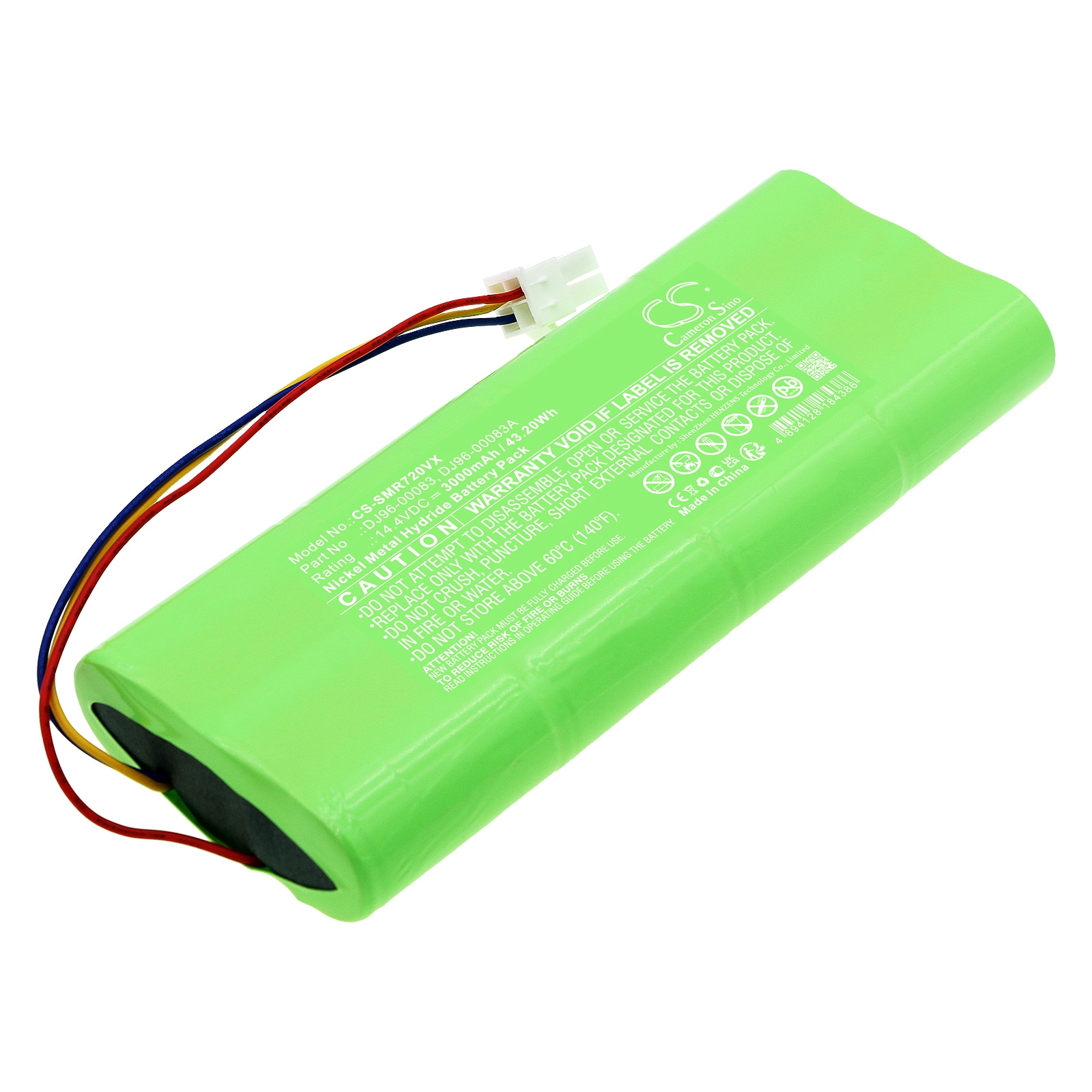 Batteri for vakuum for Samsung VC-RE7OV, VC-RE72V