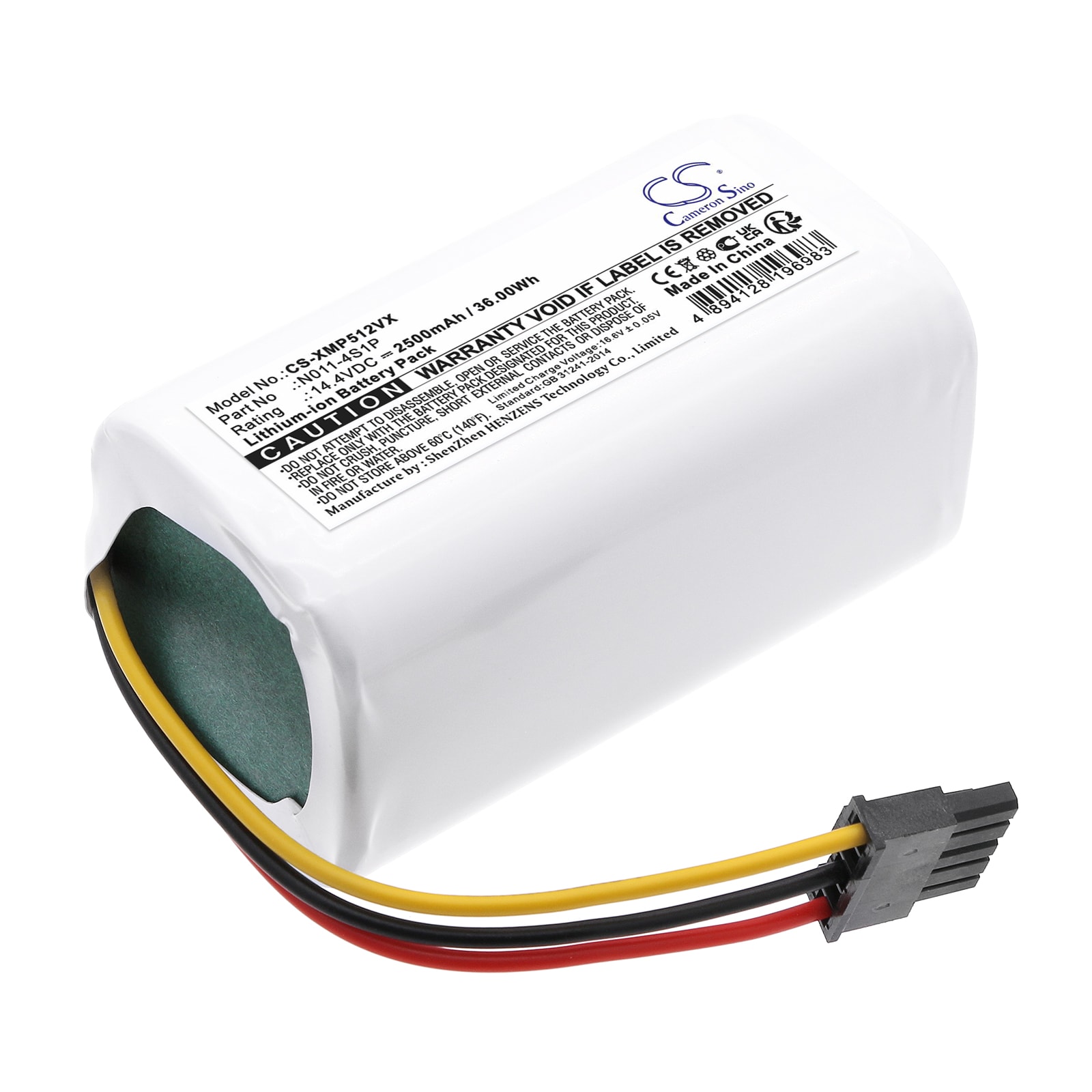 Batteri for vakuum for Xiaomi Mi Robot vakuum Mop 2 Lite, MJSTL, 042621 og andre.