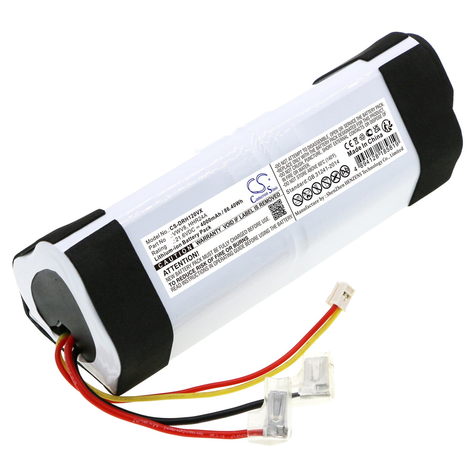 Batteri for støvsuger til Dreame H10, H11, H12 Max osv.