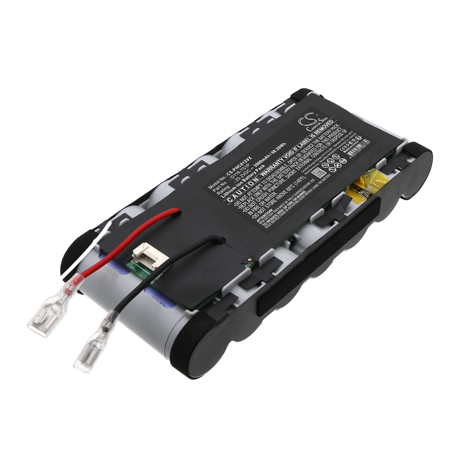 Batteri for støvsuger til Philips Aqua Plus 8000, XC8349/01, XC8349/01R1 og andre.