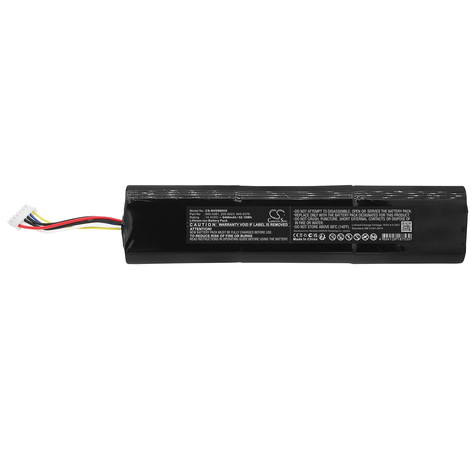 Batteri for støvsuger til Neato D8, Robotics D8, D9 osv.