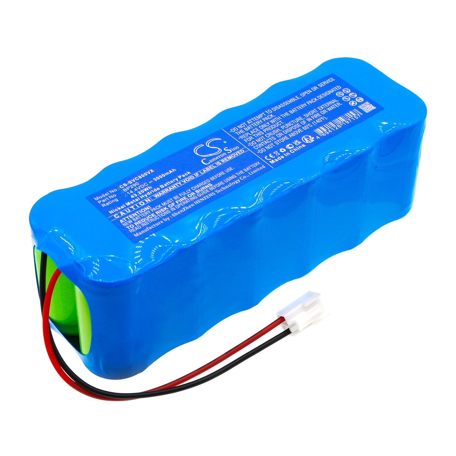 Batteri for støvsuger til Goddess CL290, CL390W, CL390B osv.