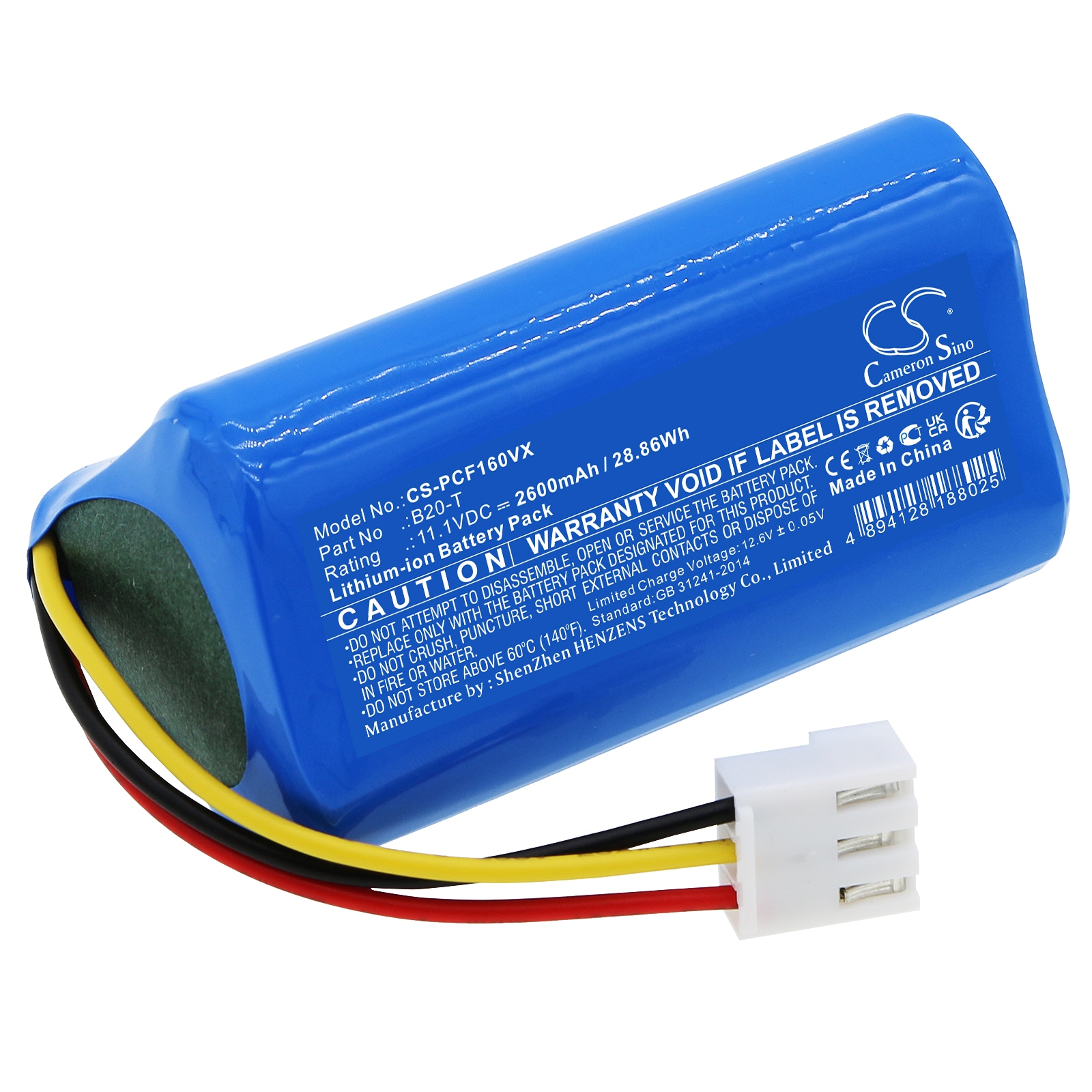 Batteri for vakuum til Proscenic F16