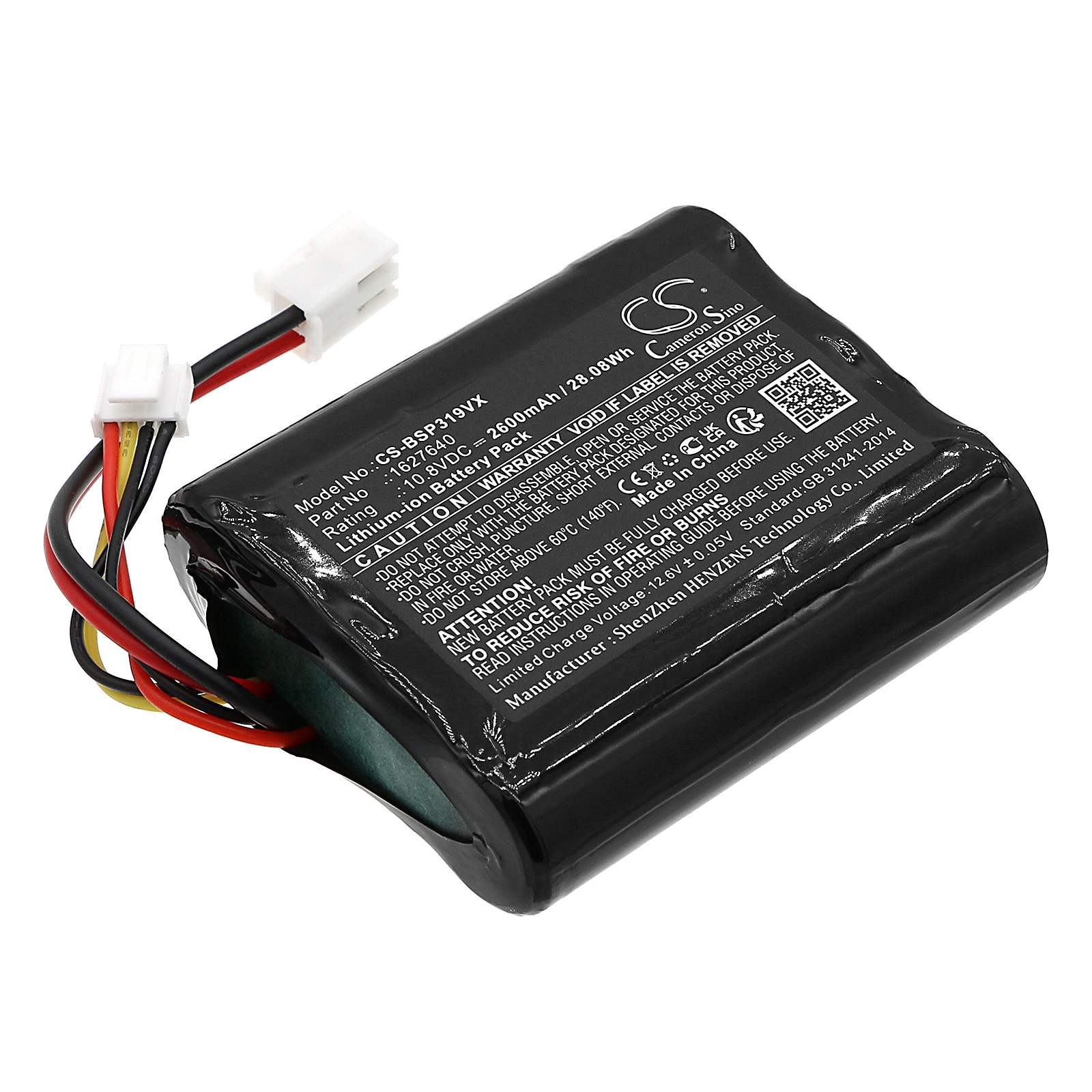 Batteri for støvsuger til Bissell PowerLifter Adapt IonVacuum P2922-10A, 3061+, 3190+ osv.