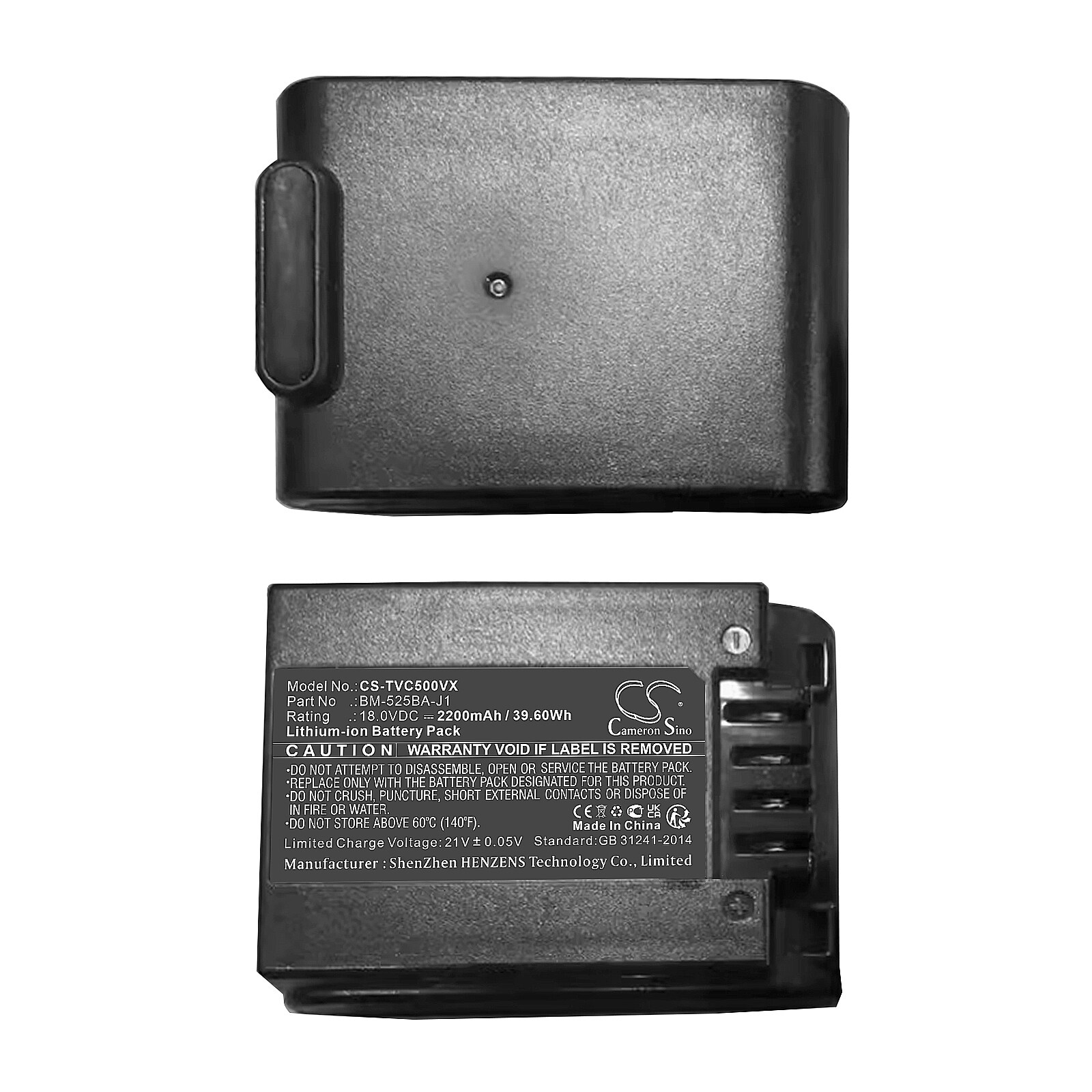 Batteri for vakuum til Toshiba VC-CLX50-N, VC-CLX50-R, VC-CLX51-T osv.