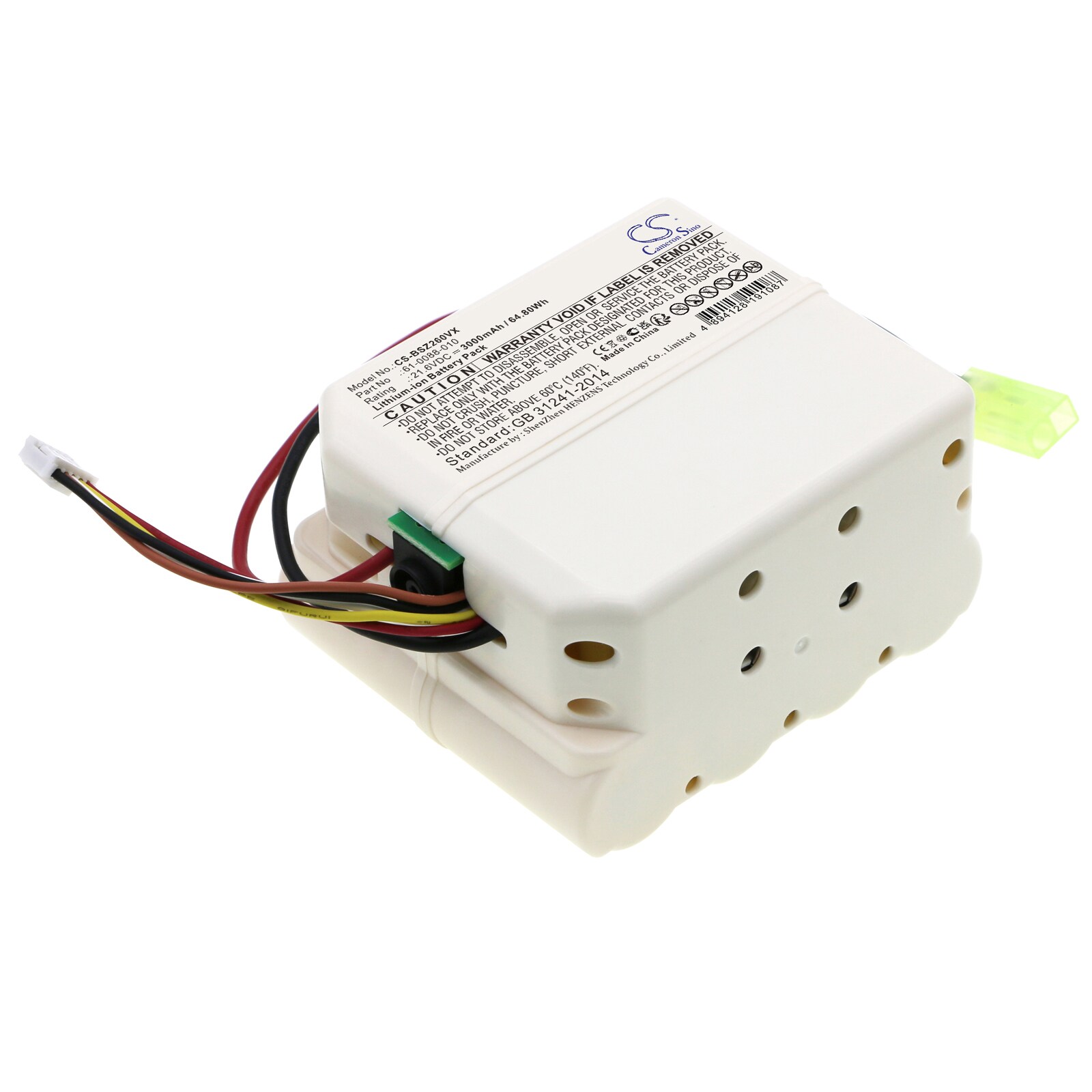 Batteri til støvsuger for Bissell 2602Z, P2822-21, 2602C