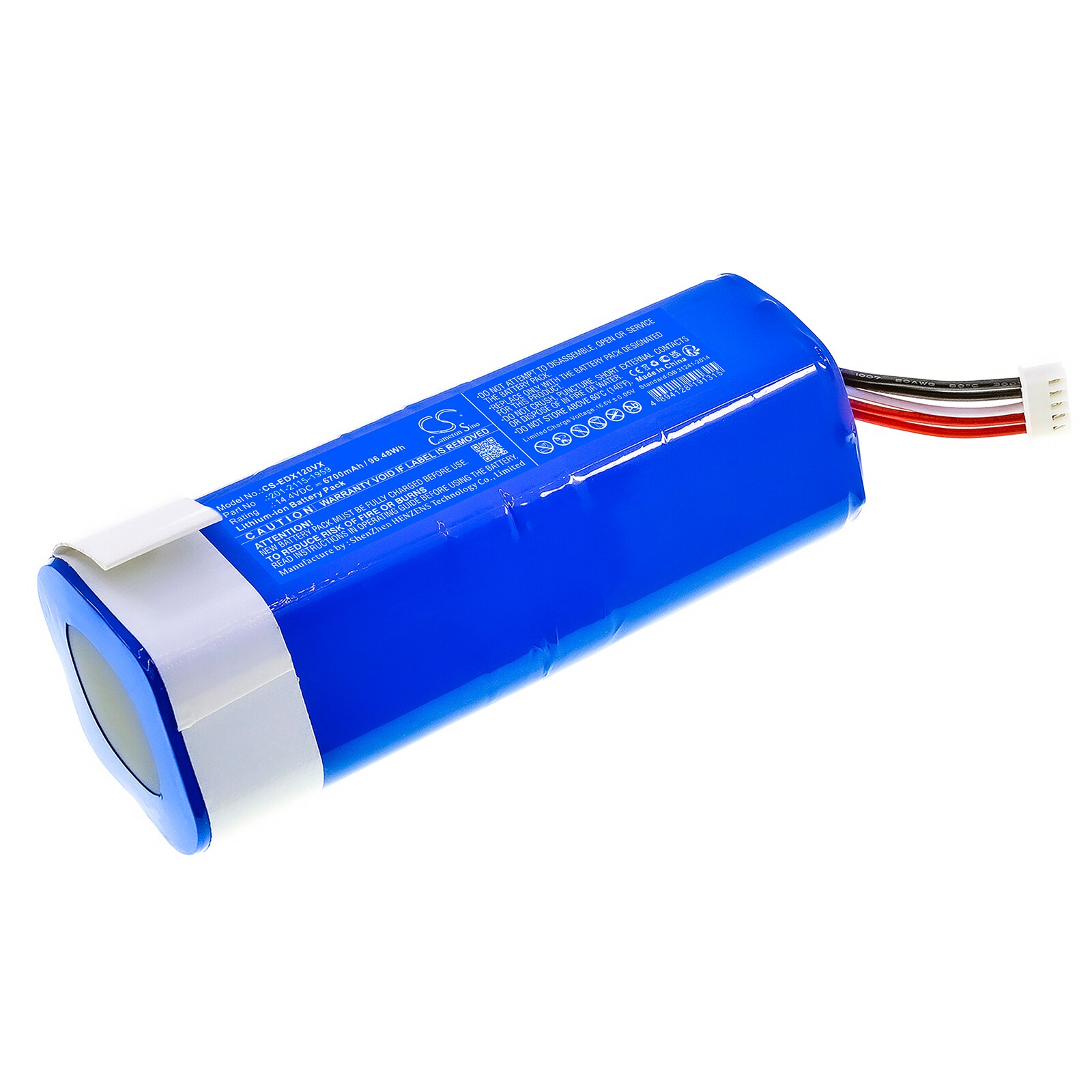 Batteri for støvsuger til Ecovacs Deebot T10, Deebot T10 Turbo, Deebot T10 Plus og andre.