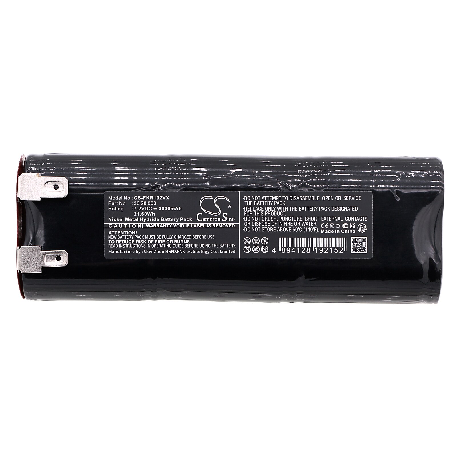 Batteri for vakuum til Fakir IC 1022, IC1022