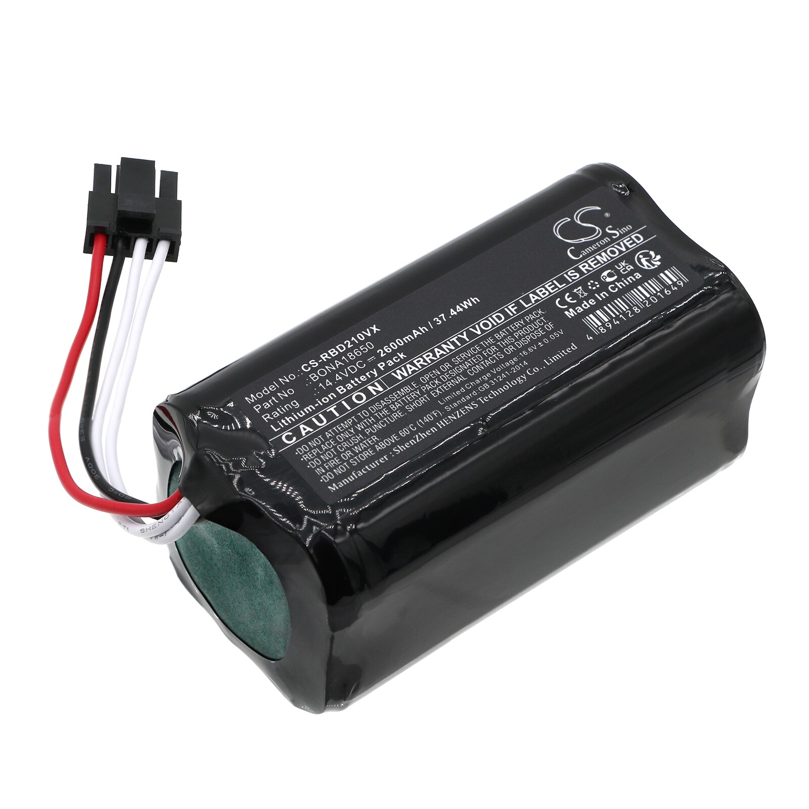 Batteri for støvsuger til RobZone Duoro Xcontrol 2, Duoro Xcontrol Generace 2.0 og andre.