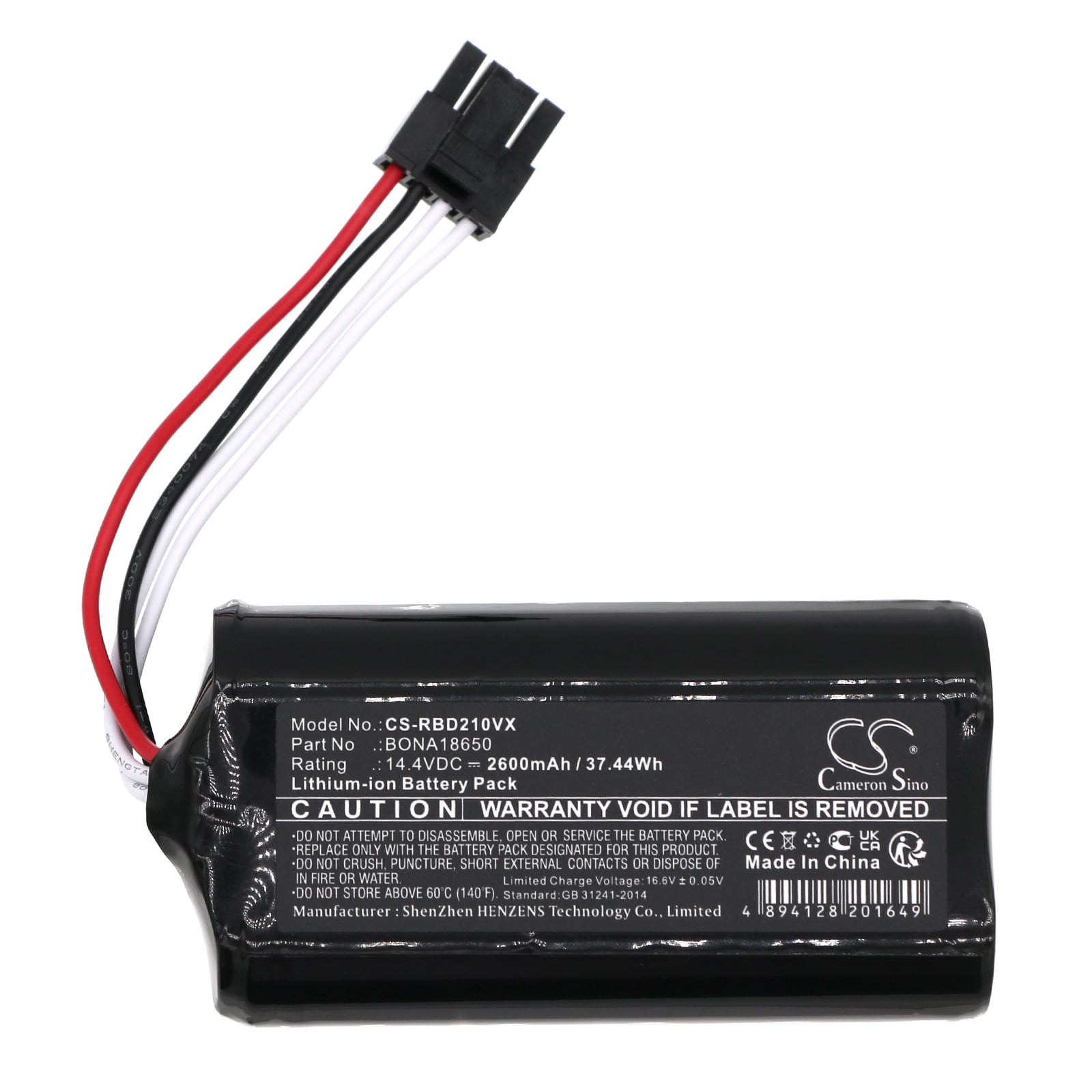 Batteri for støvsuger til RobZone Duoro Xcontrol 2, Duoro Xcontrol Generace 2.0 og andre.