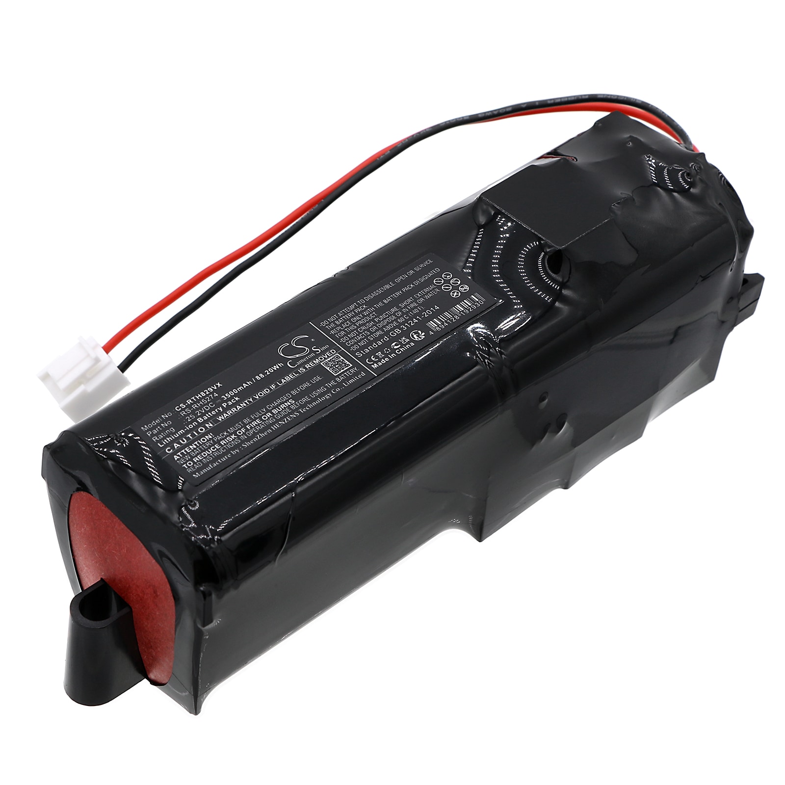 Batteri for støvsuger for Rowenta RH8827WO/2D0, RH8827WO/2D2, RH8828 og andre.