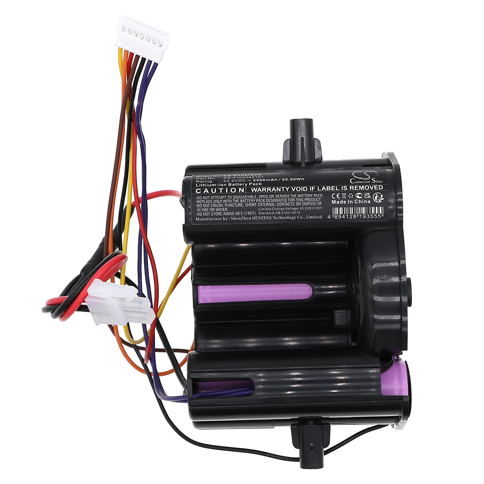 Batteri for støvsuger for Rowenta RH6751WO, RH6756WO, RH6753WO og andre.