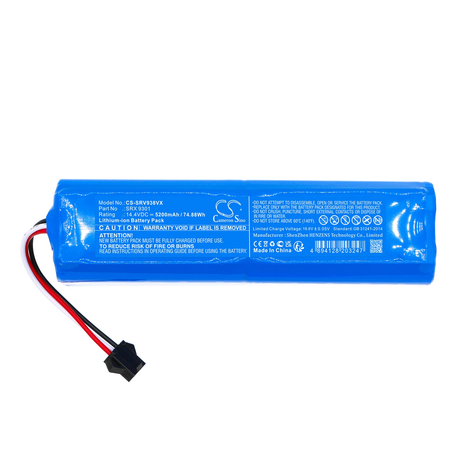 Batteri for vakuum til Imilab V1