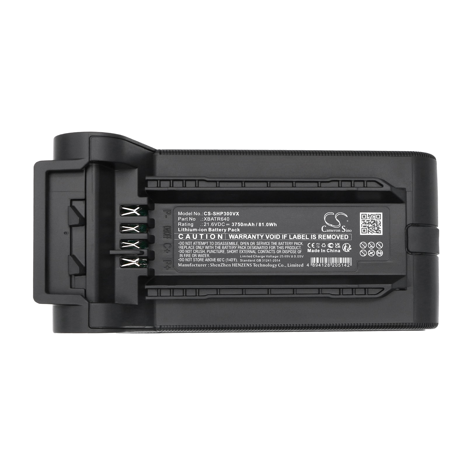 Batteri for støvsuger til Shark IP3000, POWERDETECT Clean & Empty Vacuum, IP1251 osv.