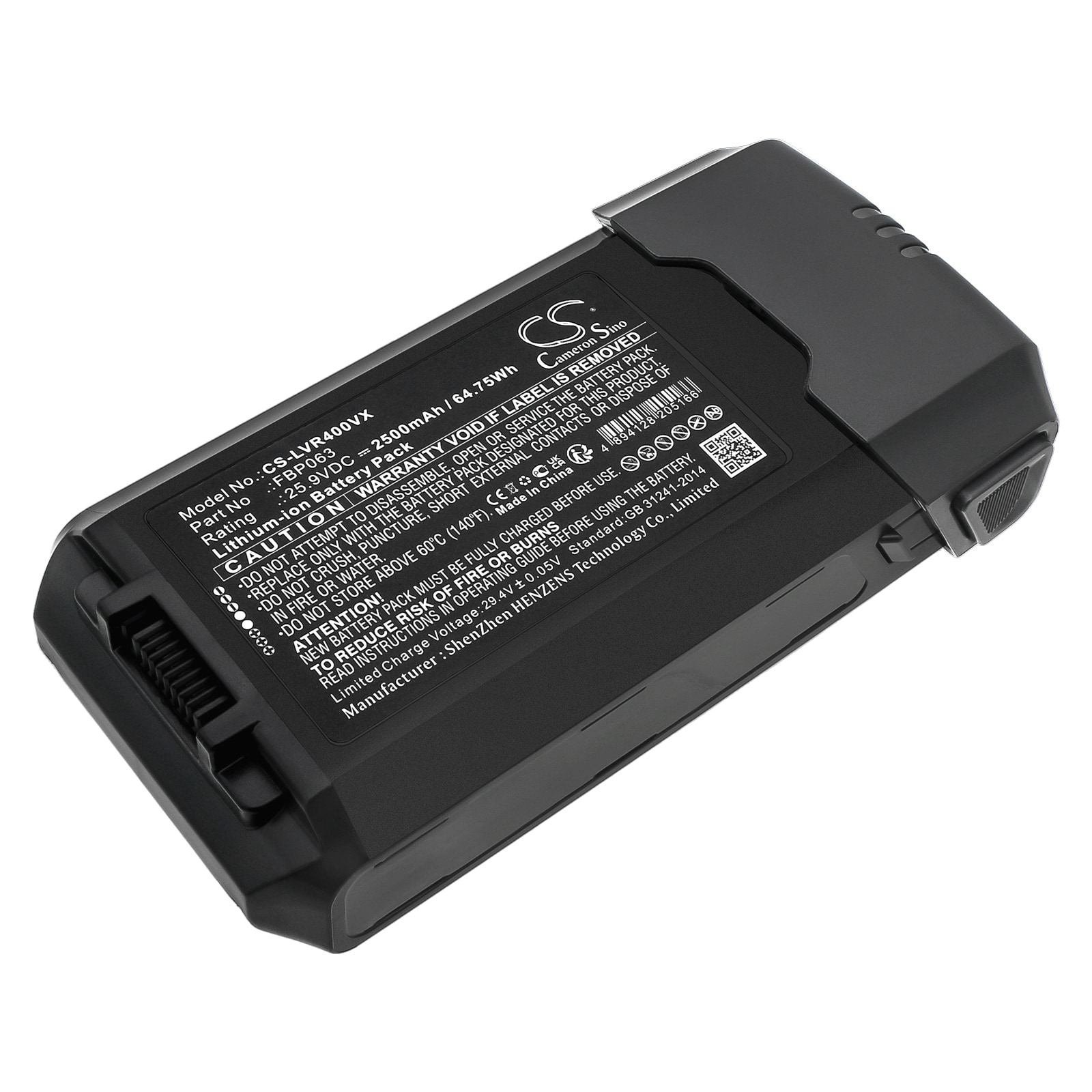Batteri for vakuum til Levoit VortexIQ 40, LSV-VF401-AUSR LSV-VF401-AUK og andre