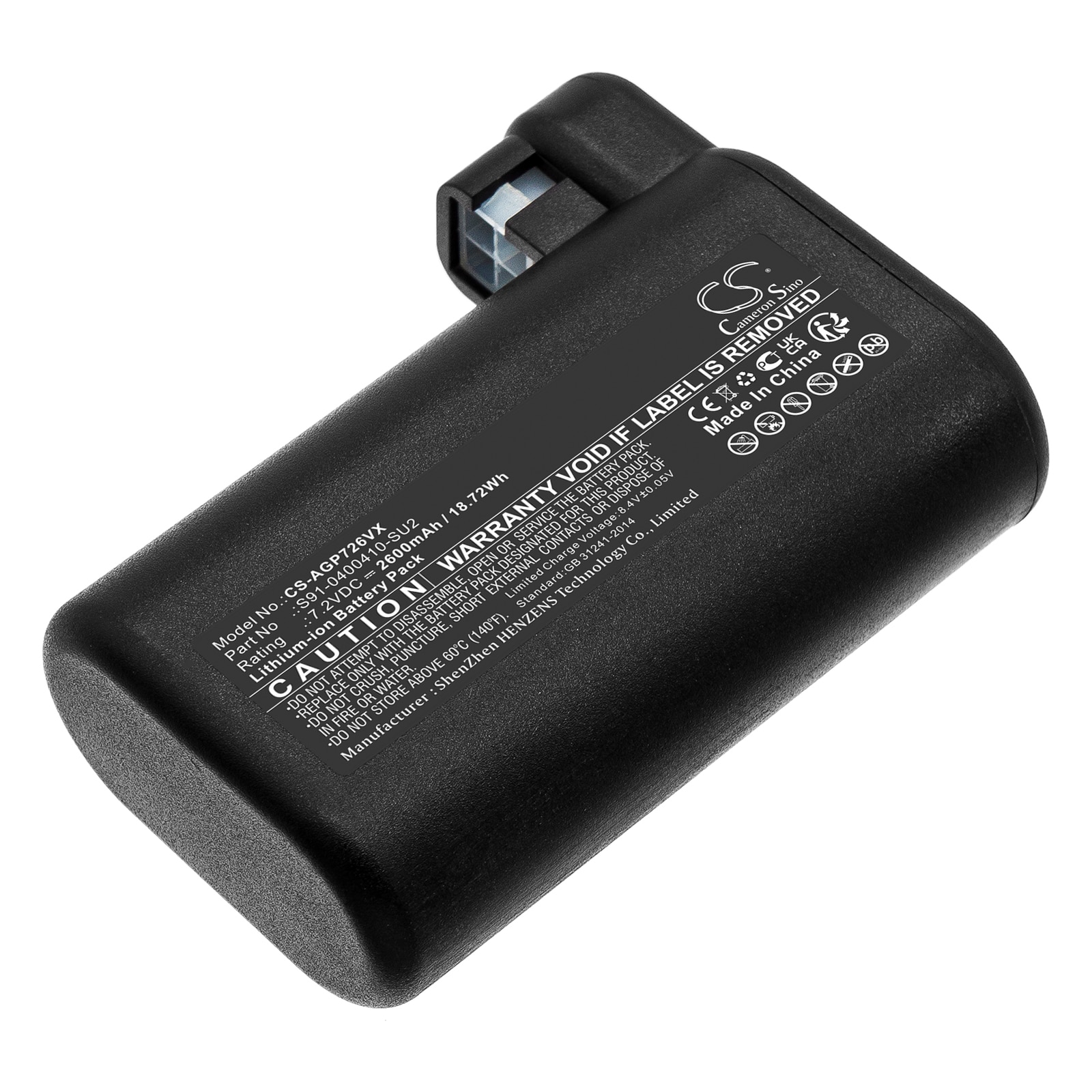 Batteri for støvsuger til AEG Saugroboter RX9-1-SGM, RX9, Electrolux Osiris