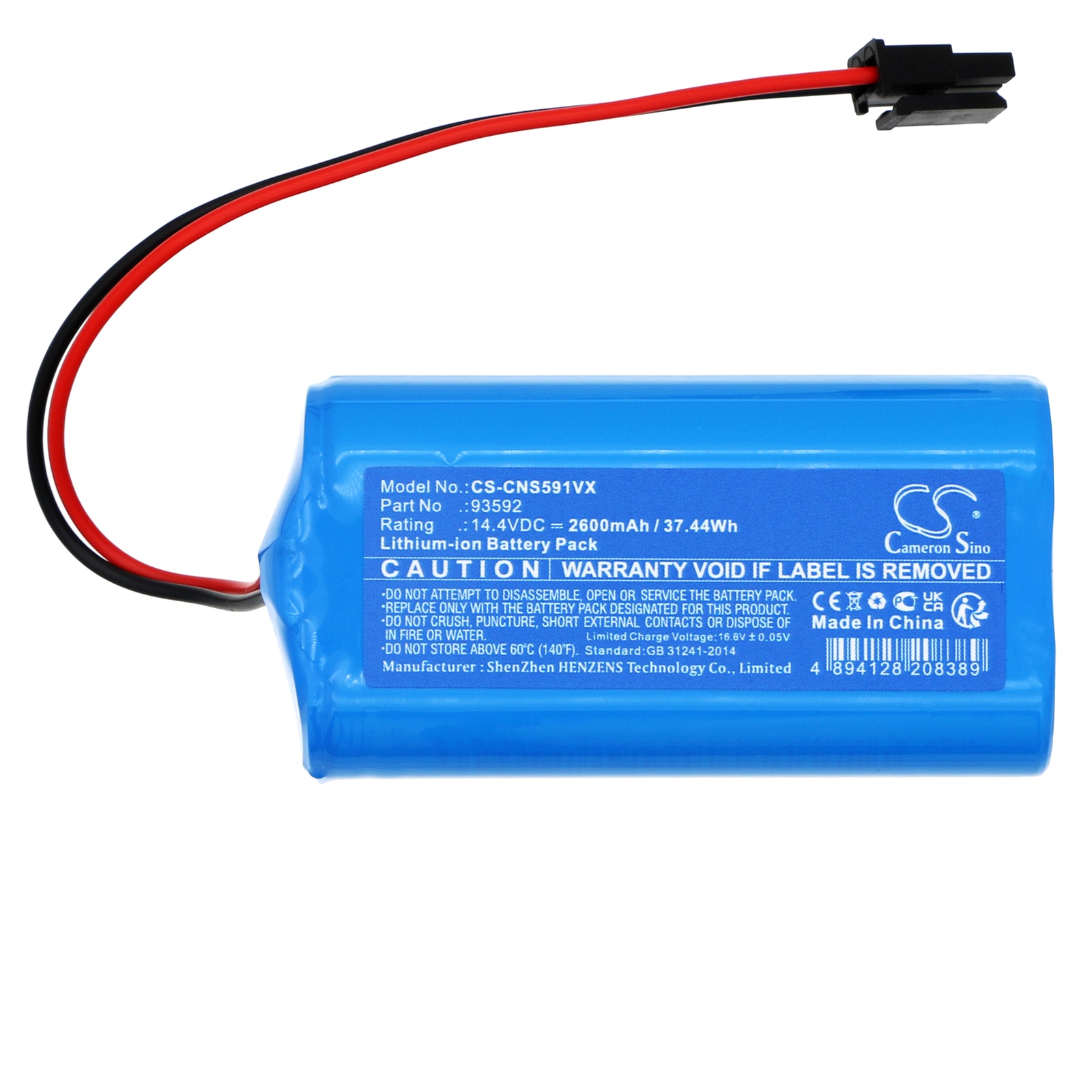 Batteri for støvsuger til CECOTEC Conga 5290 Ultra Home